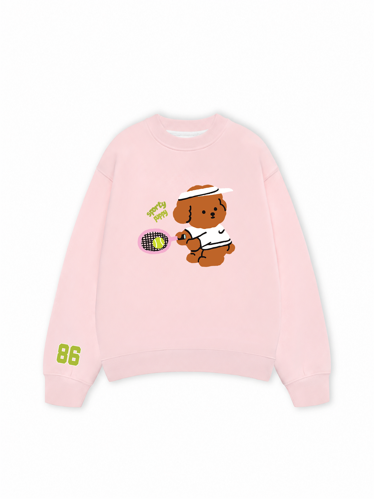 Áo Sweater Nỉ Hai Da Soft Paw Sporty Puppy