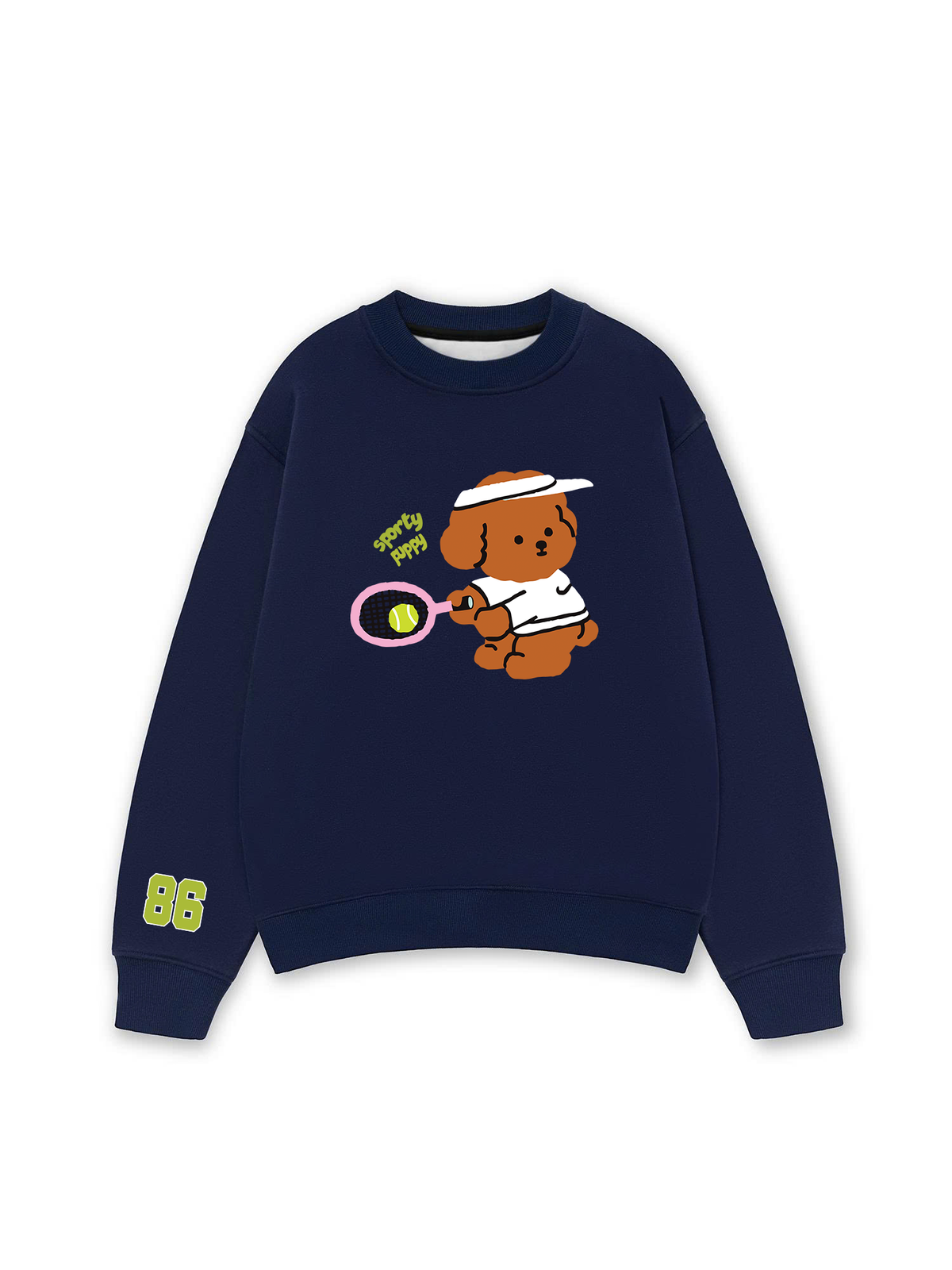 Áo Sweater Nỉ Hai Da Soft Paw Sporty Puppy