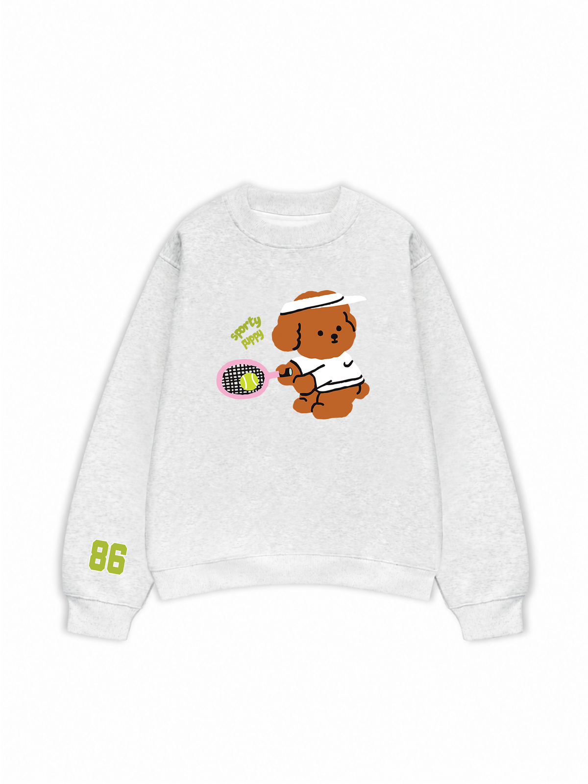 Áo Sweater Nỉ Hai Da Soft Paw Sporty Puppy