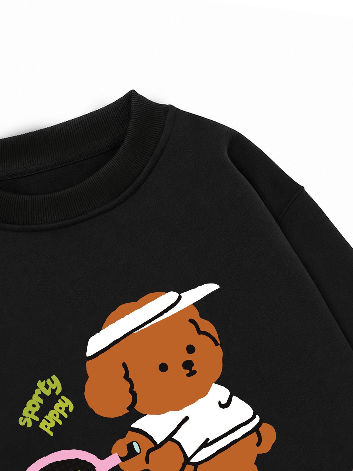 Áo Sweater Nỉ Hai Da Soft Paw Sporty Puppy