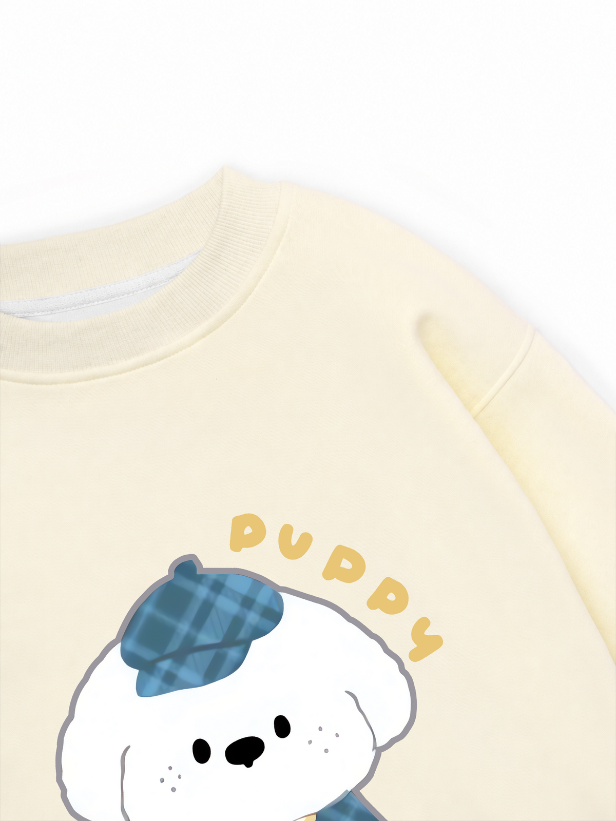 Áo Sweater Nỉ Hai Da Soft Paw Blue Puppy