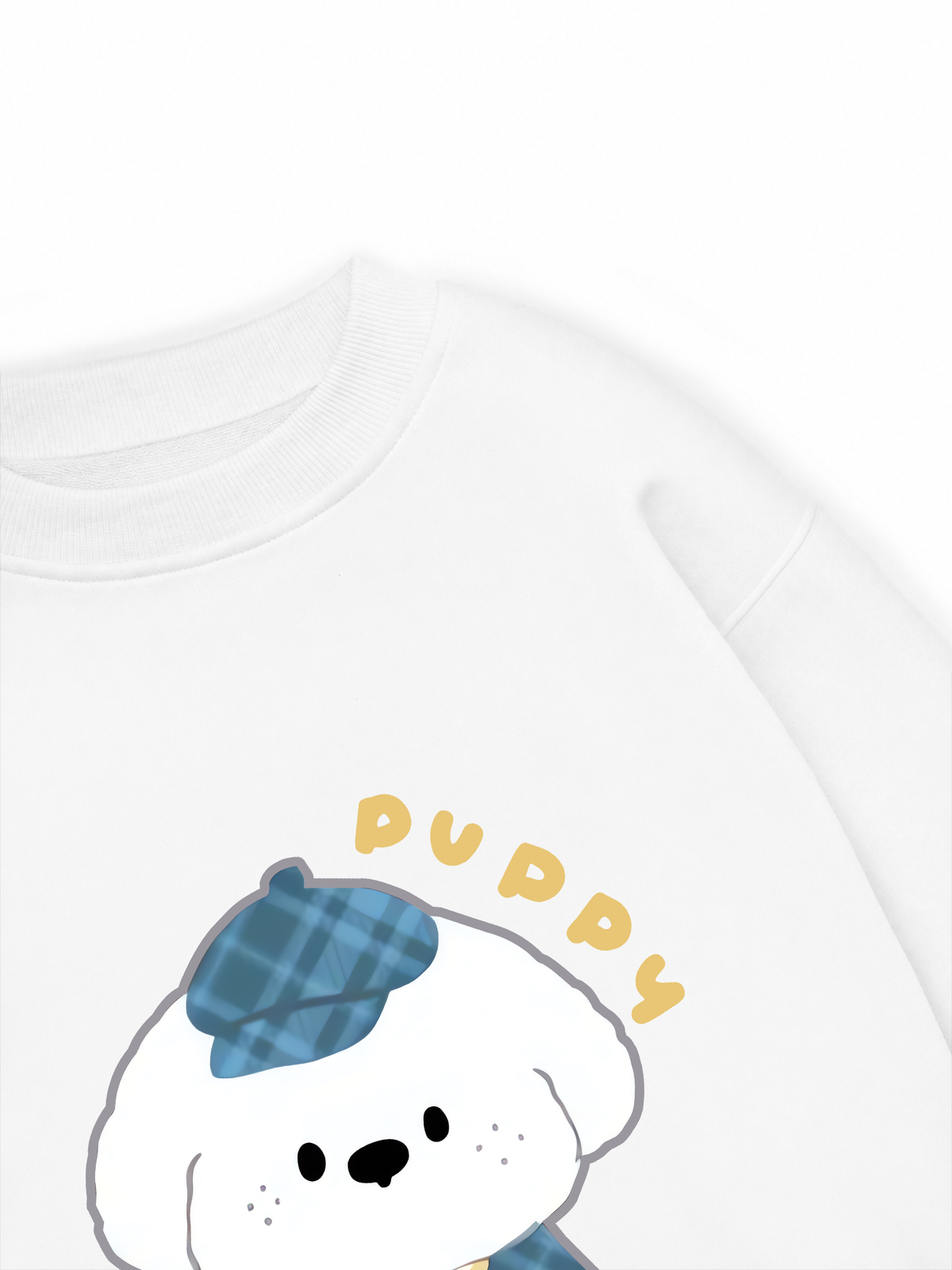 Áo Sweater Nỉ Hai Da Soft Paw Blue Puppy