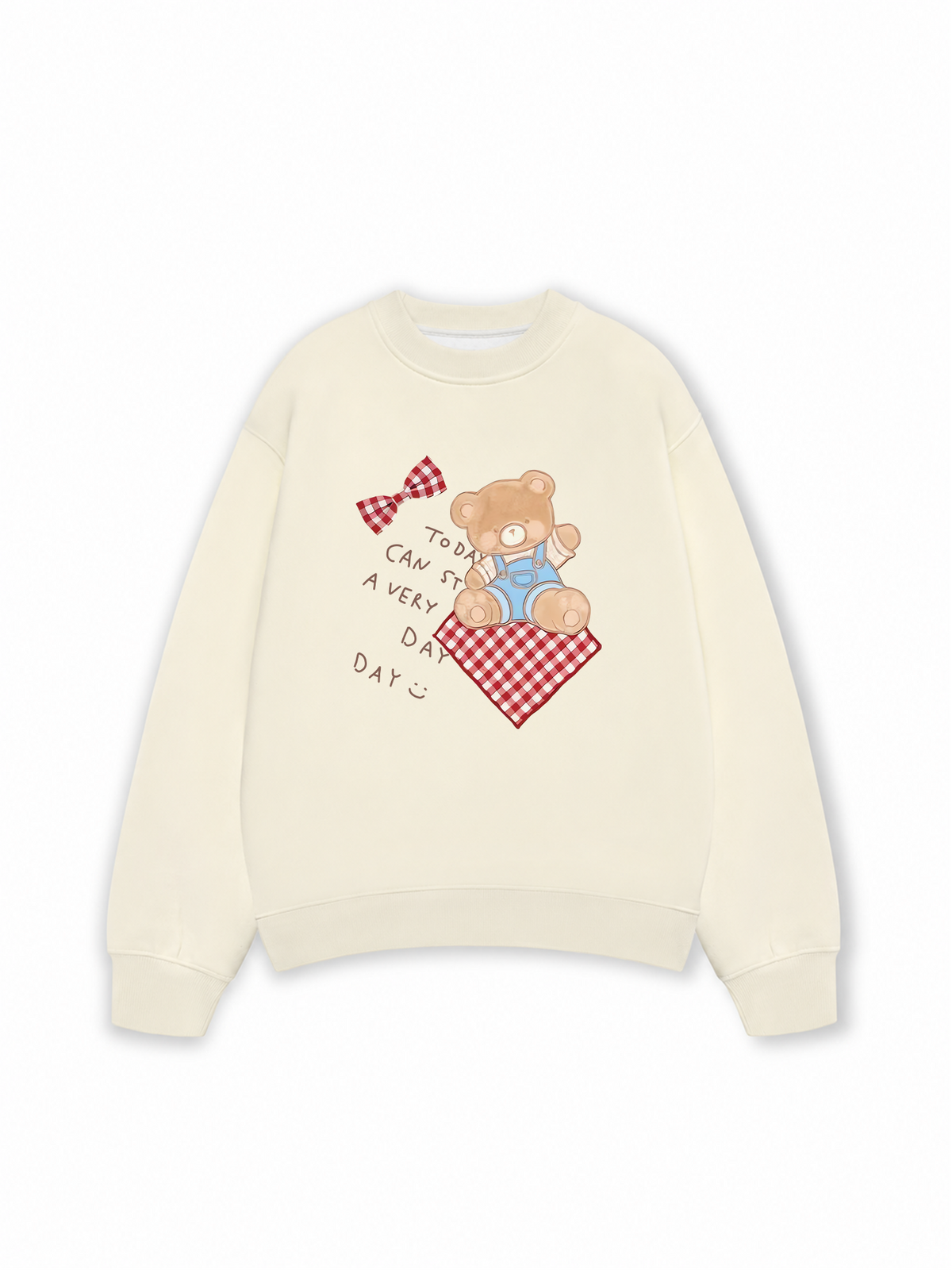 Áo Sweater Nỉ Hai Da Soft Paw Cute Teddy