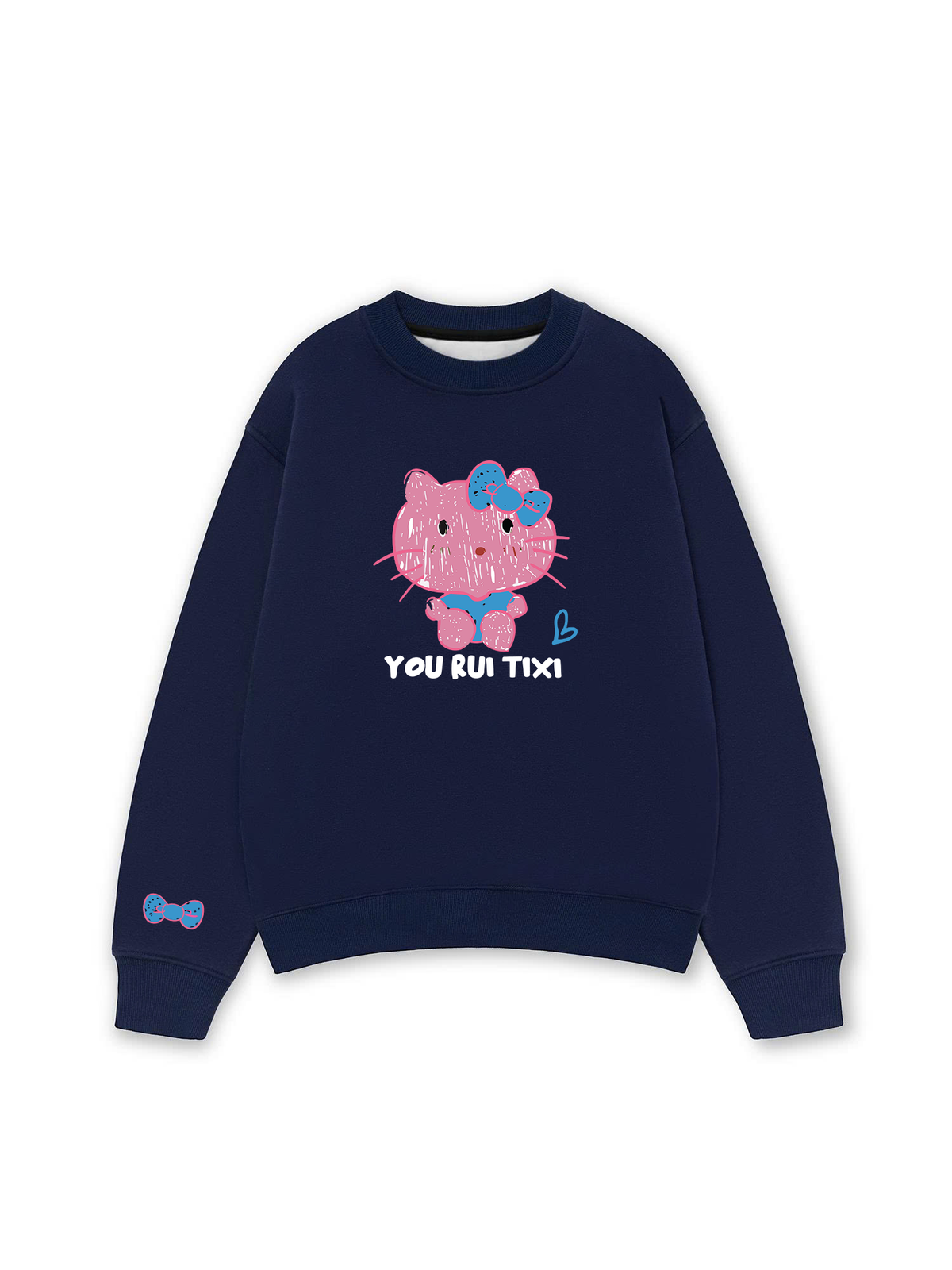 Áo Sweater Nỉ Hai Da Soft Paw You Rui Tixi