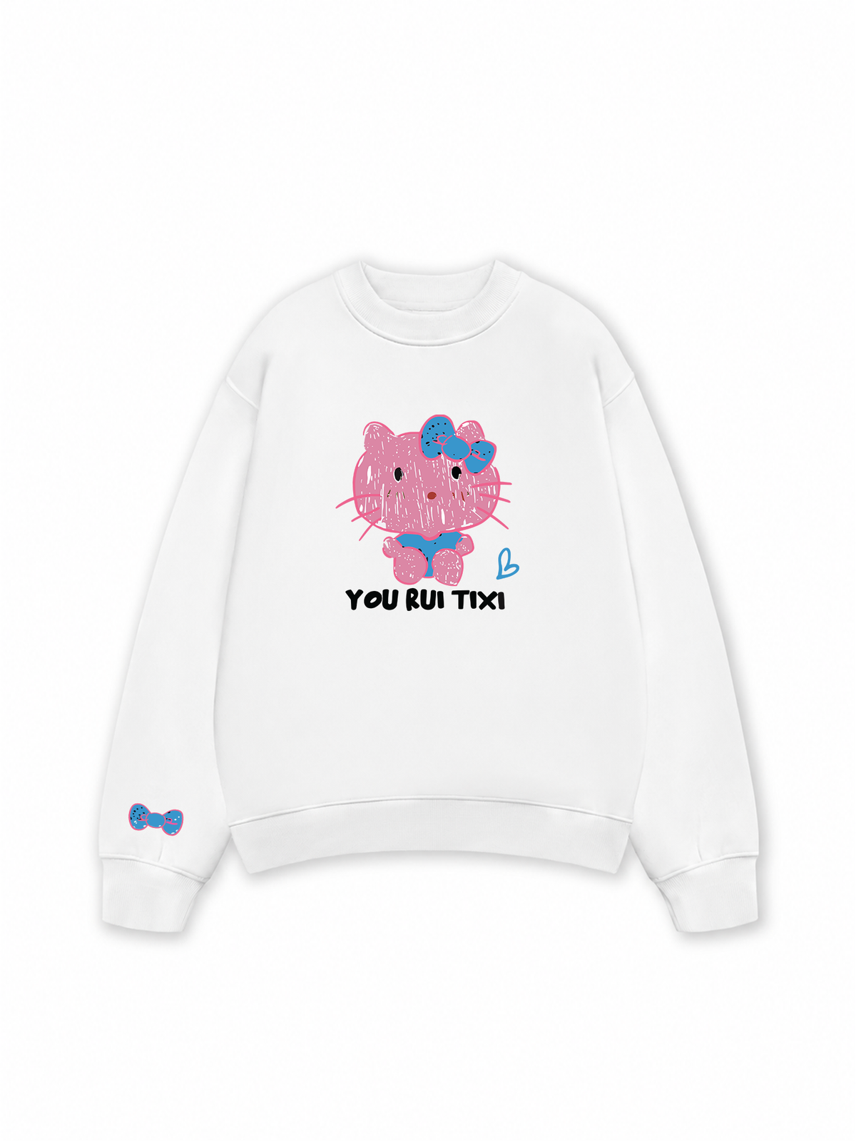 Áo Sweater Nỉ Hai Da Soft Paw You Rui Tixi