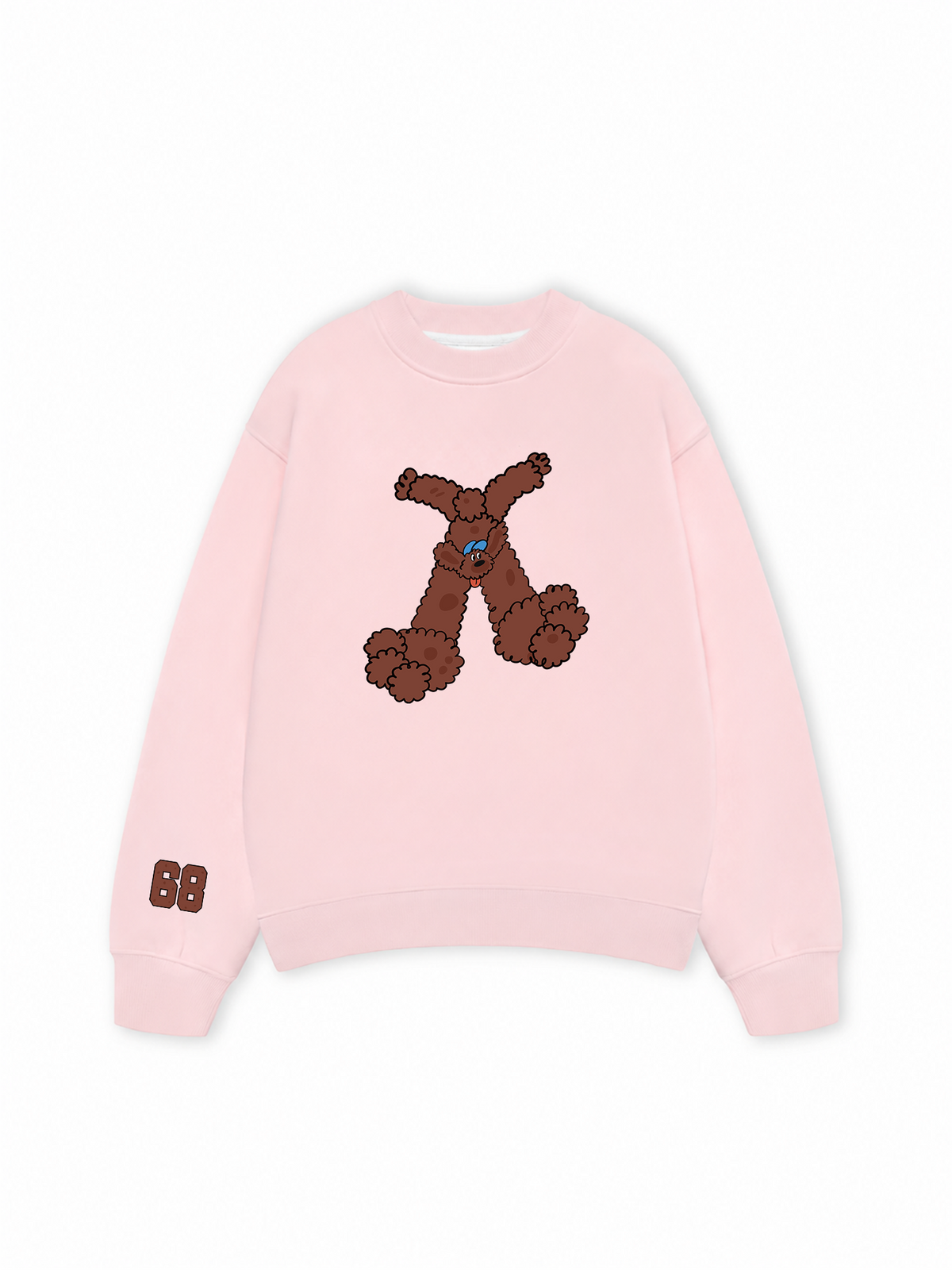Áo Sweater Nỉ Hai Da Soft Paw Brown Teddy