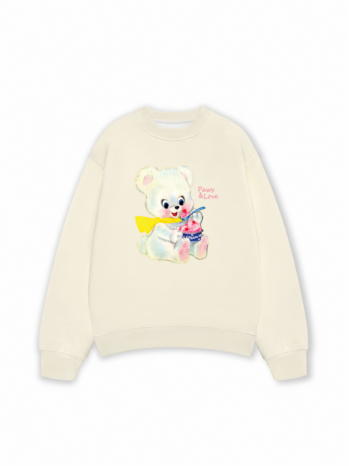 Áo Sweater Nỉ Hai Da Soft Paw Paw Love
