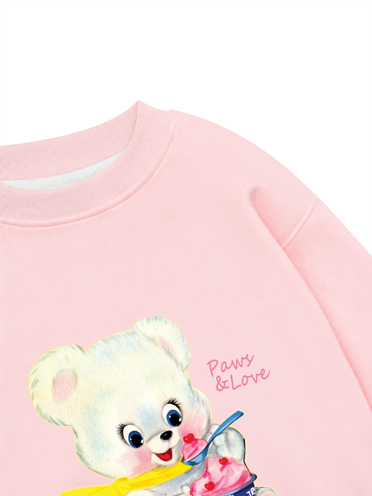 Áo Sweater Nỉ Hai Da Soft Paw Paw Love