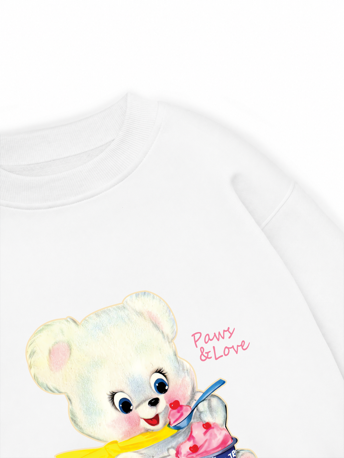 Áo Sweater Nỉ Hai Da Soft Paw Paw Love
