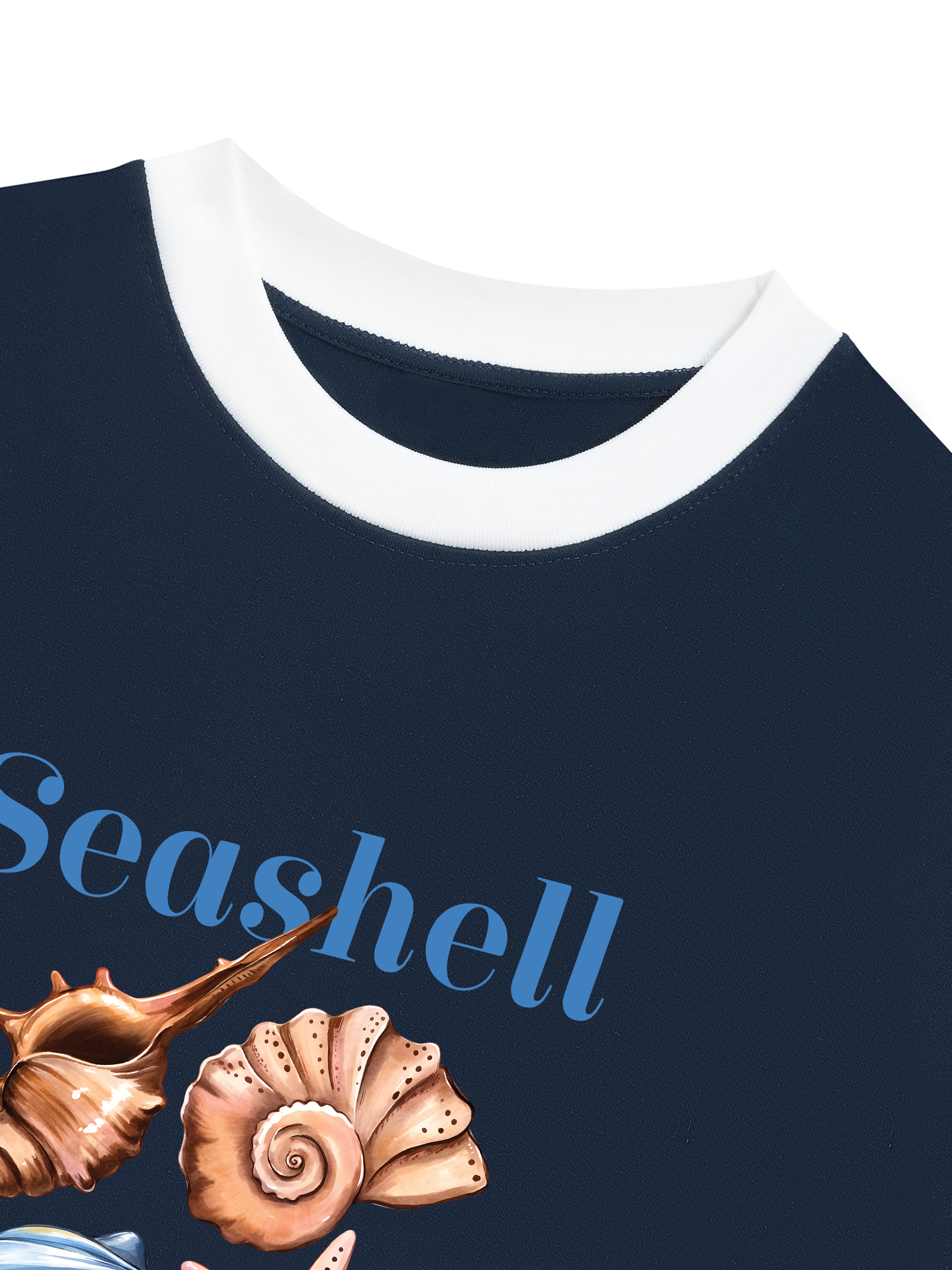 Áo Thun Ringer Relaxed Fit Seashell