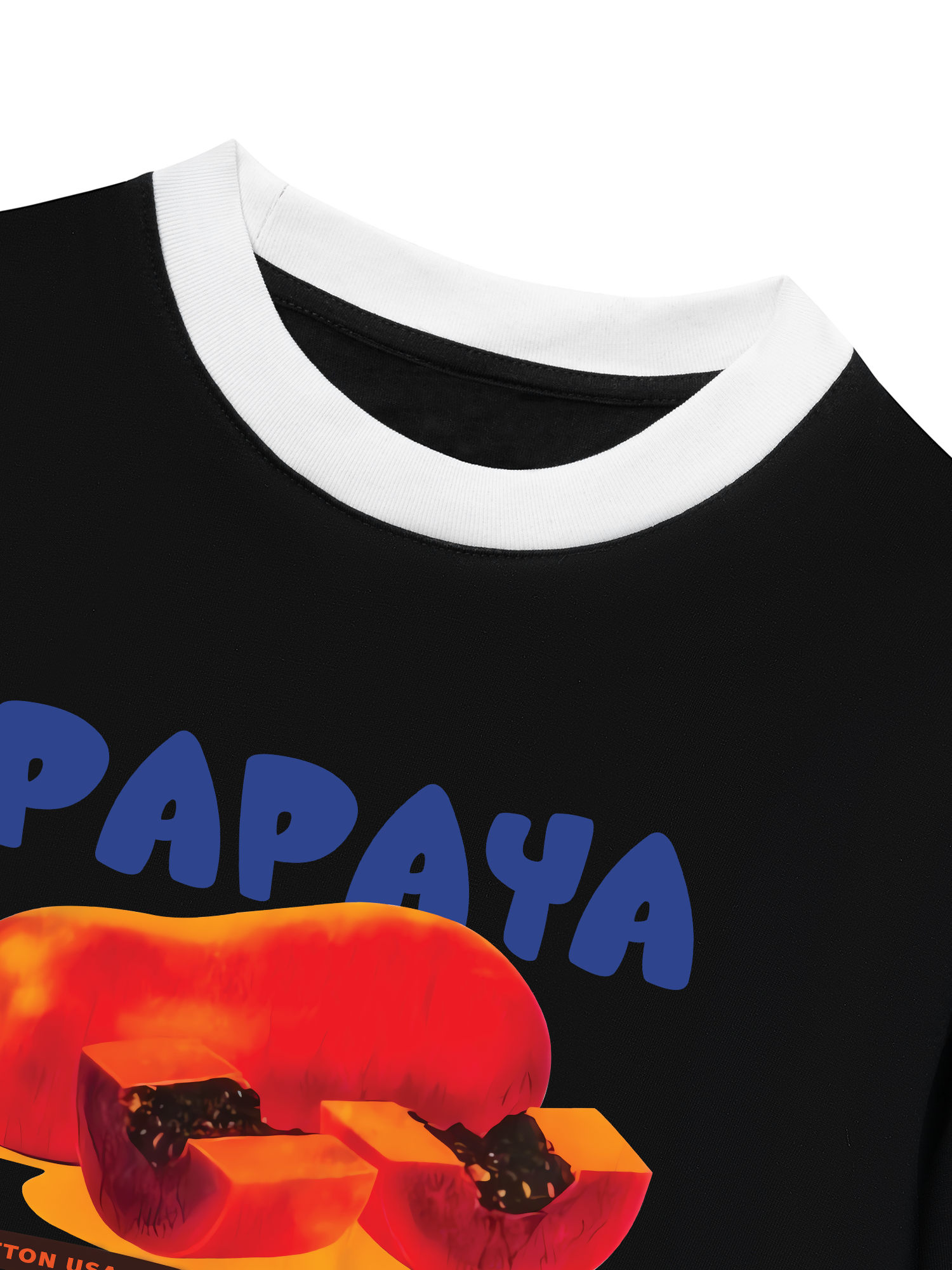 Áo Thun Ringer Relaxed Fit Papaya
