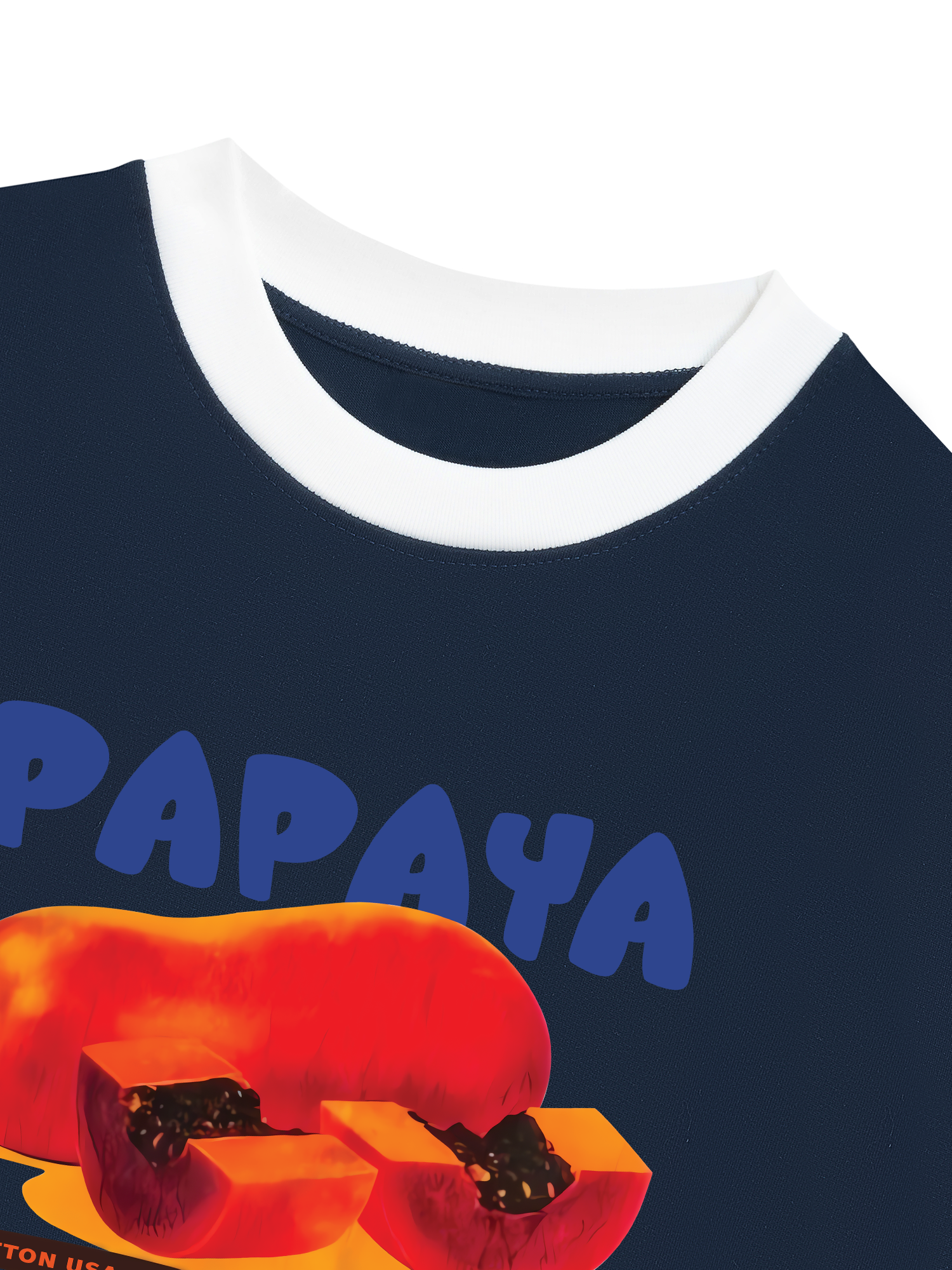 Áo Thun Ringer Relaxed Fit Papaya