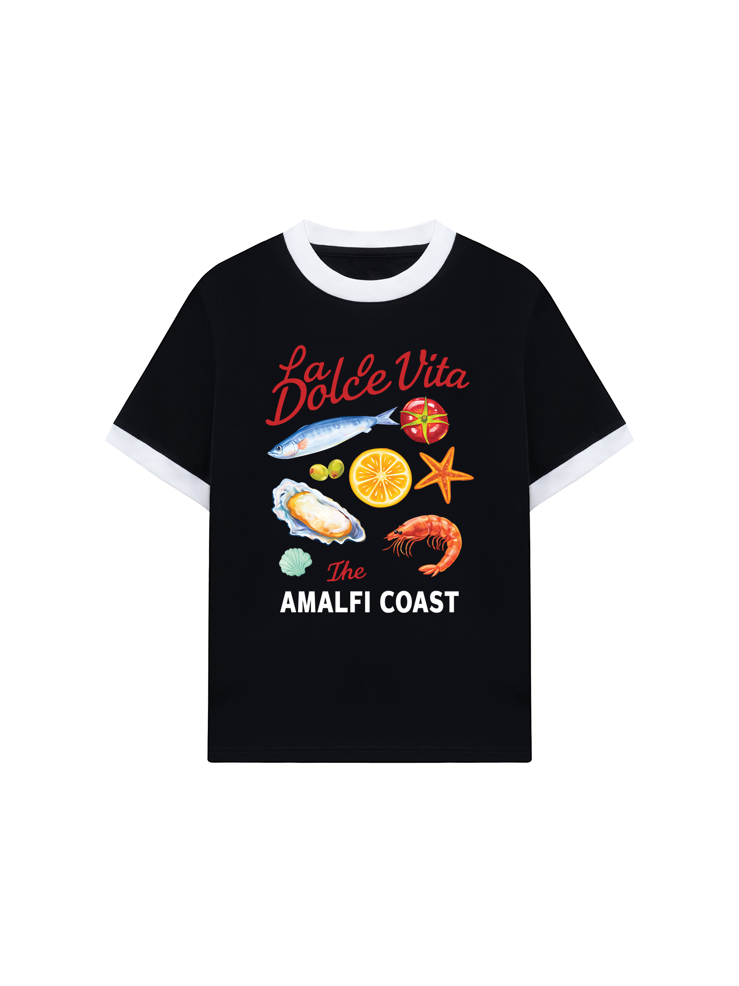 Áo Thun Ringer Relaxed Fit La Dolce Vita