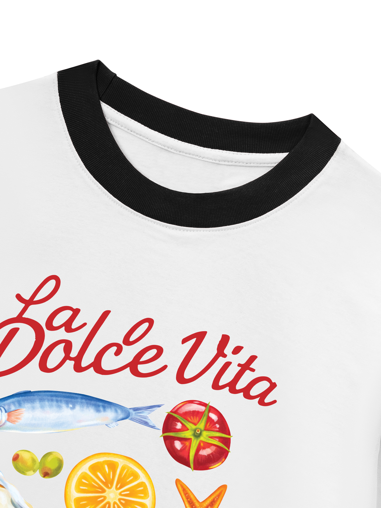 Áo Thun Ringer Relaxed Fit La Dolce Vita