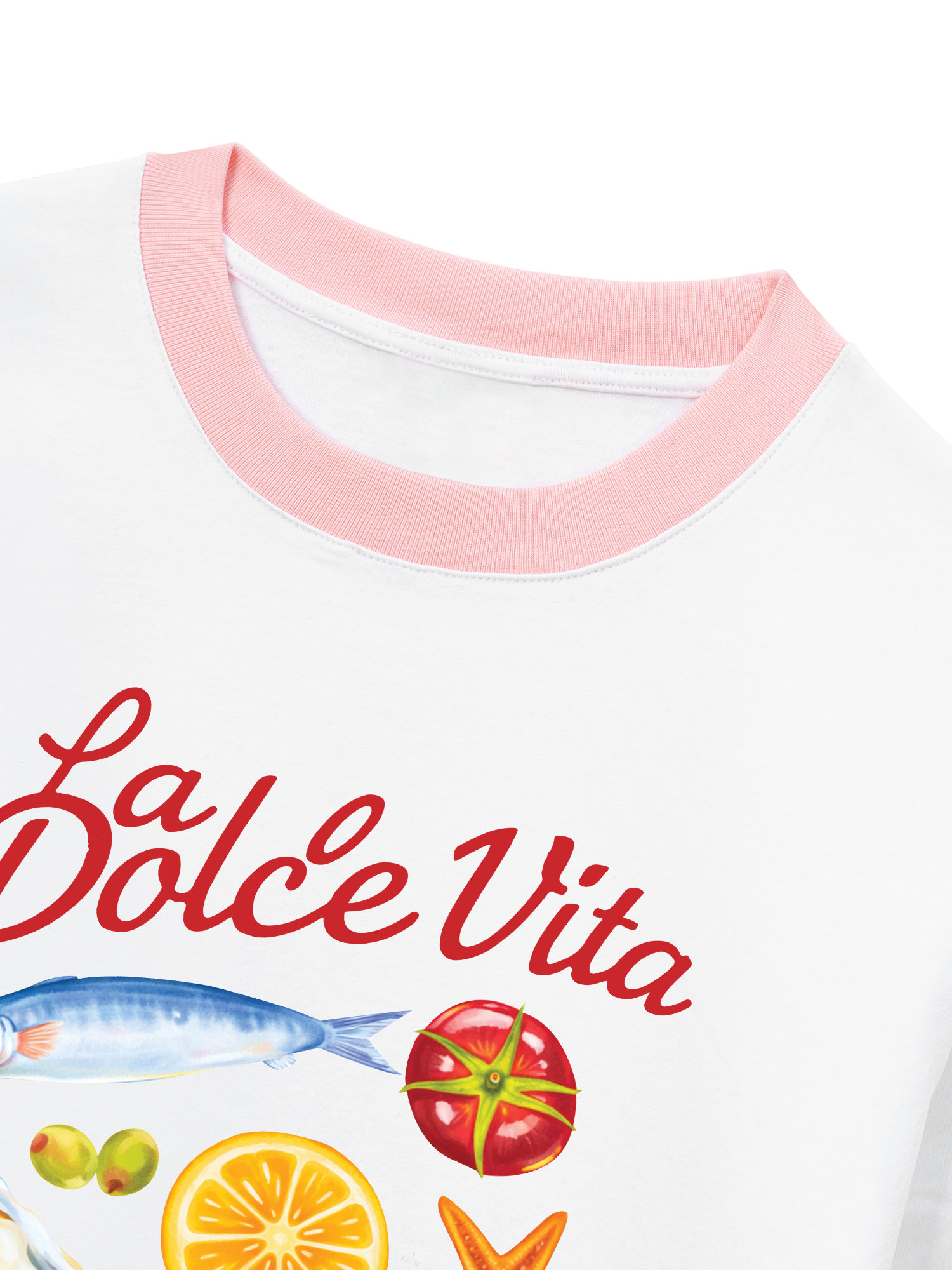 Áo Thun Ringer Relaxed Fit La Dolce Vita