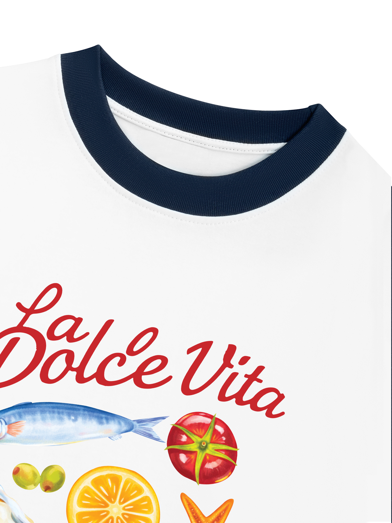 Áo Thun Ringer Relaxed Fit La Dolce Vita