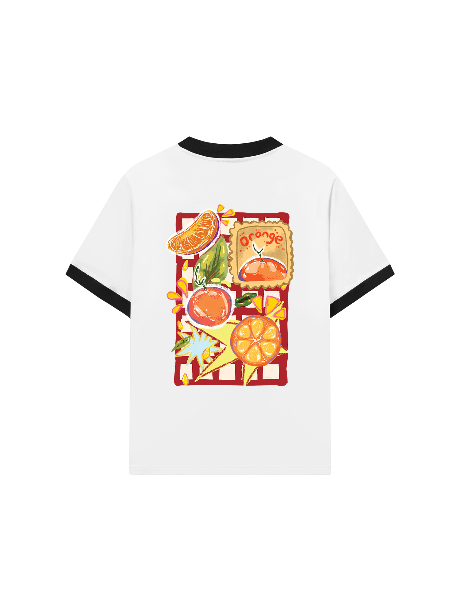 Áo Thun Ringer Relaxed Fit Orange