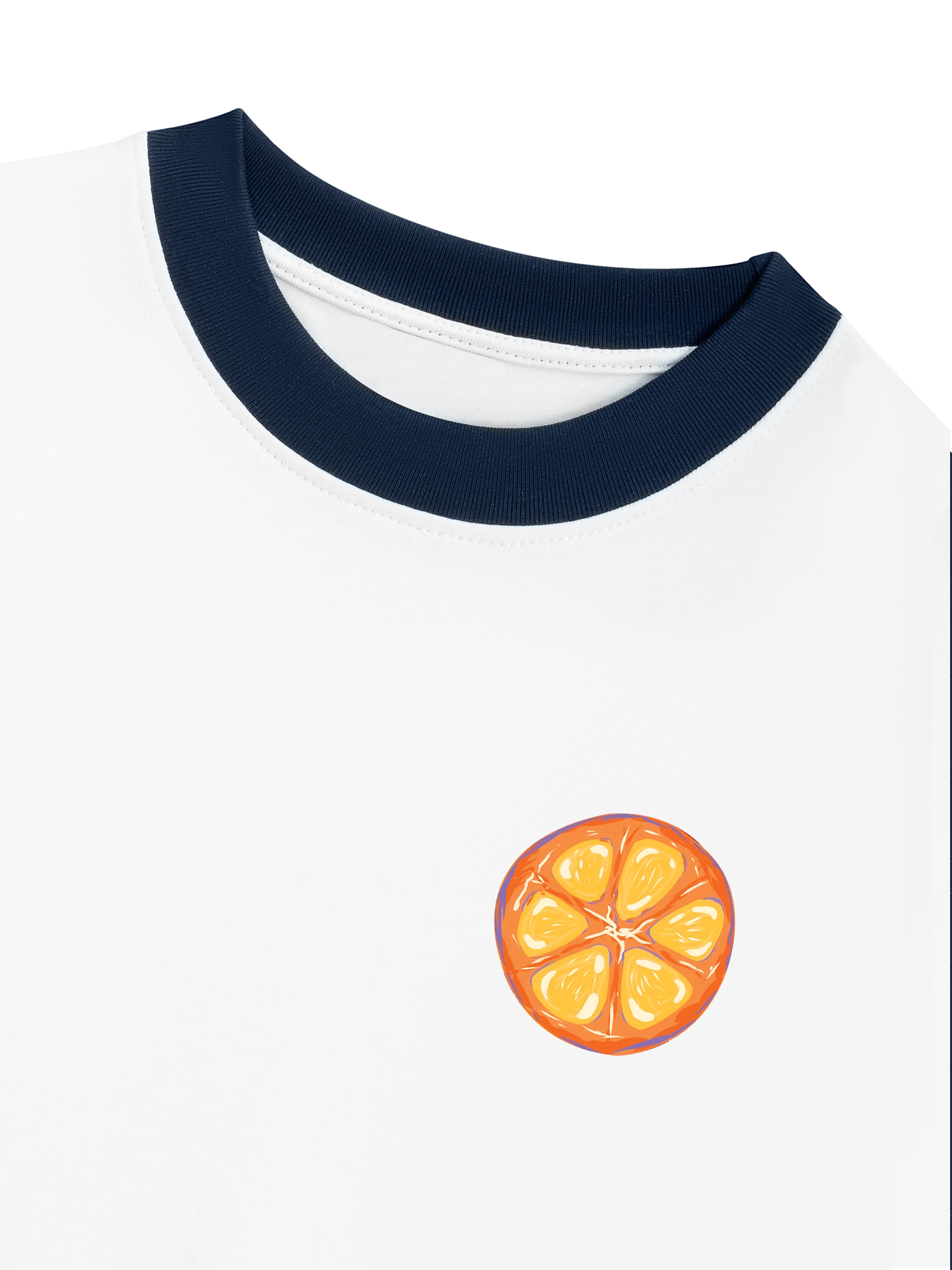 Áo Thun Ringer Relaxed Fit Orange