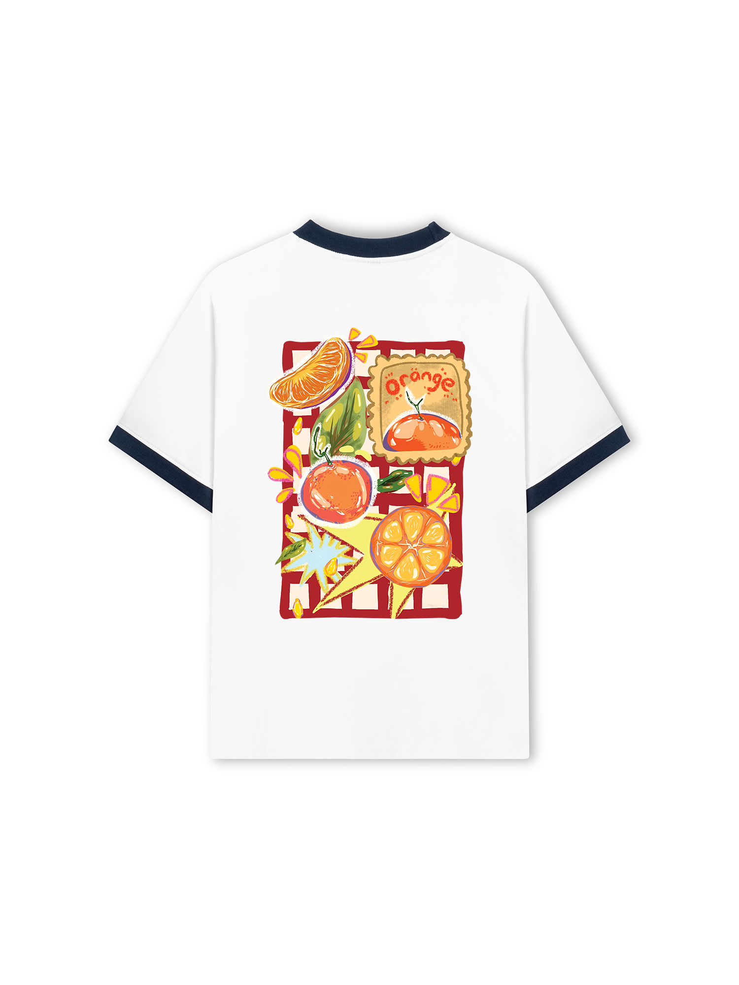 Áo Thun Ringer Relaxed Fit Orange