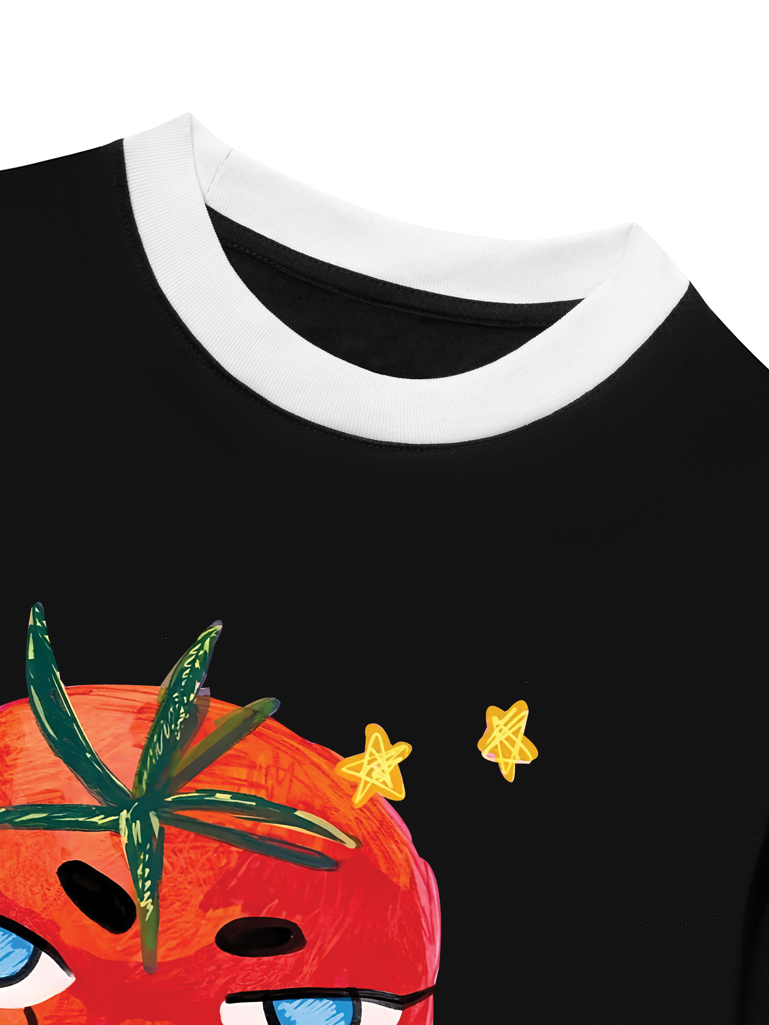 Áo Thun Ringer Relaxed Fit Cute Tomate