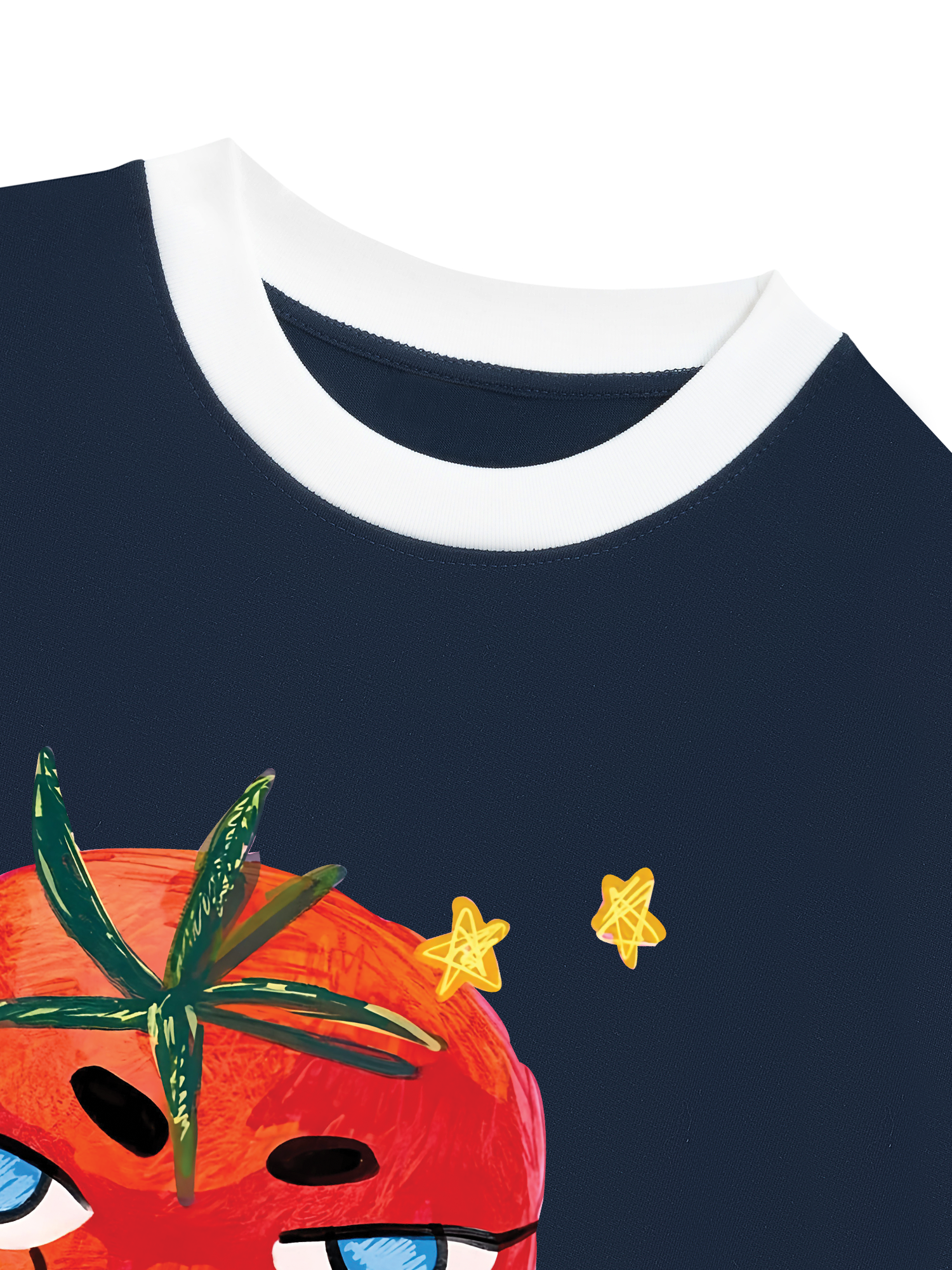 Áo Thun Ringer Relaxed Fit Cute Tomate