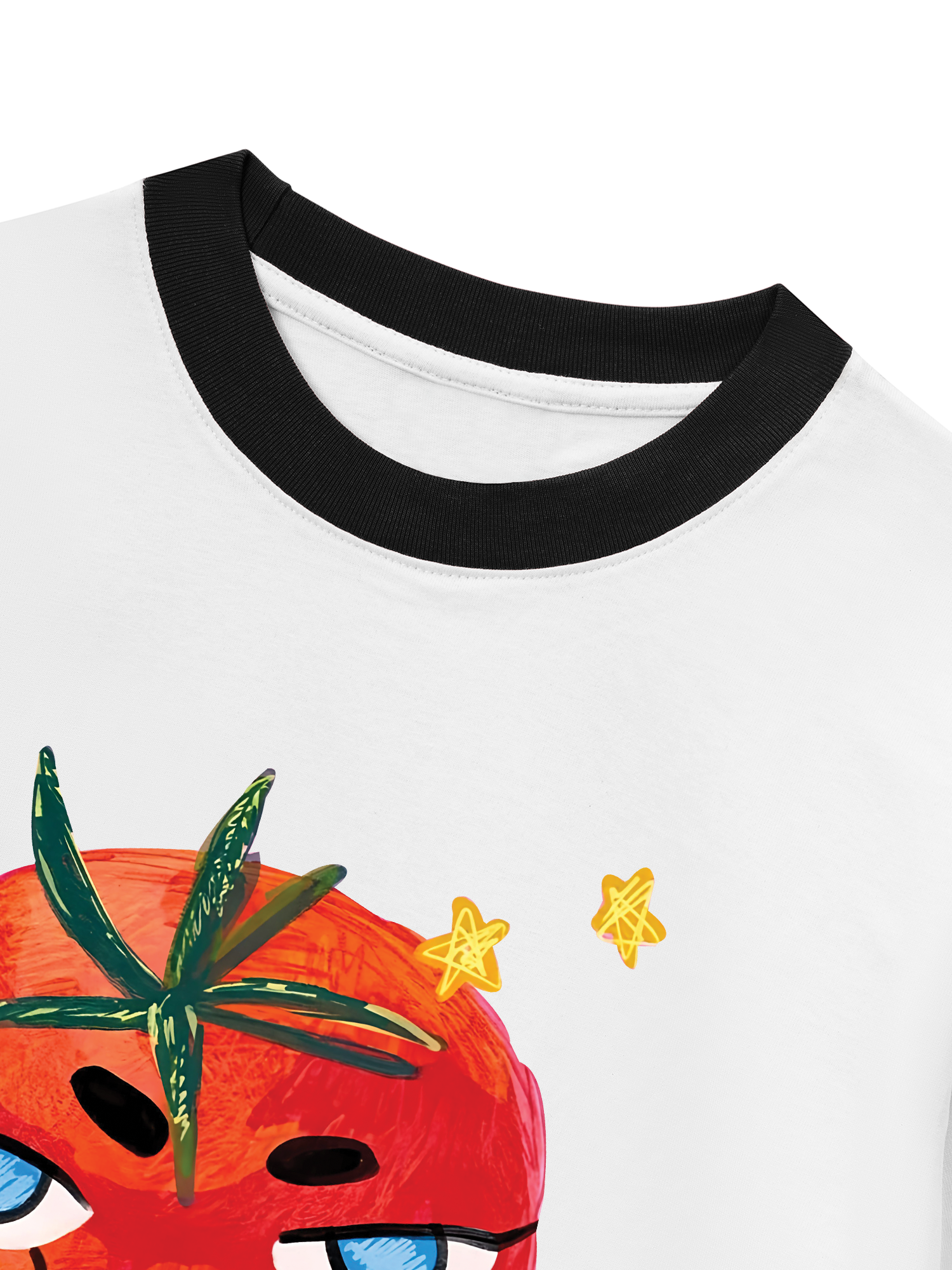 Áo Thun Ringer Relaxed Fit Cute Tomate