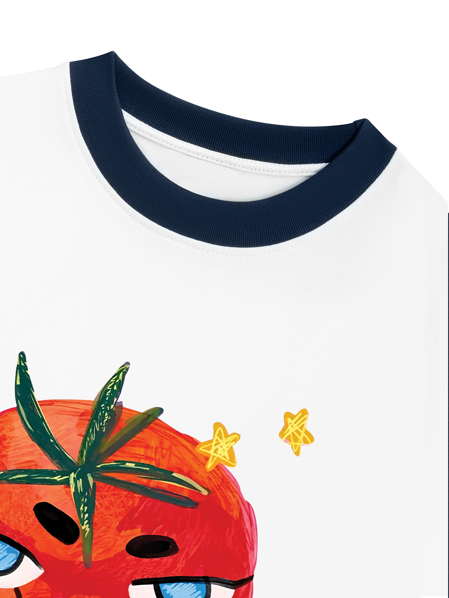 Áo Thun Ringer Relaxed Fit Cute Tomate