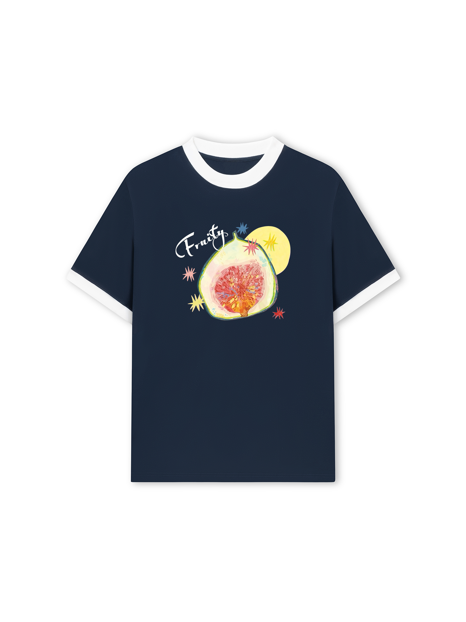 Áo Thun Ringer Relaxed Fit Fruity Fig