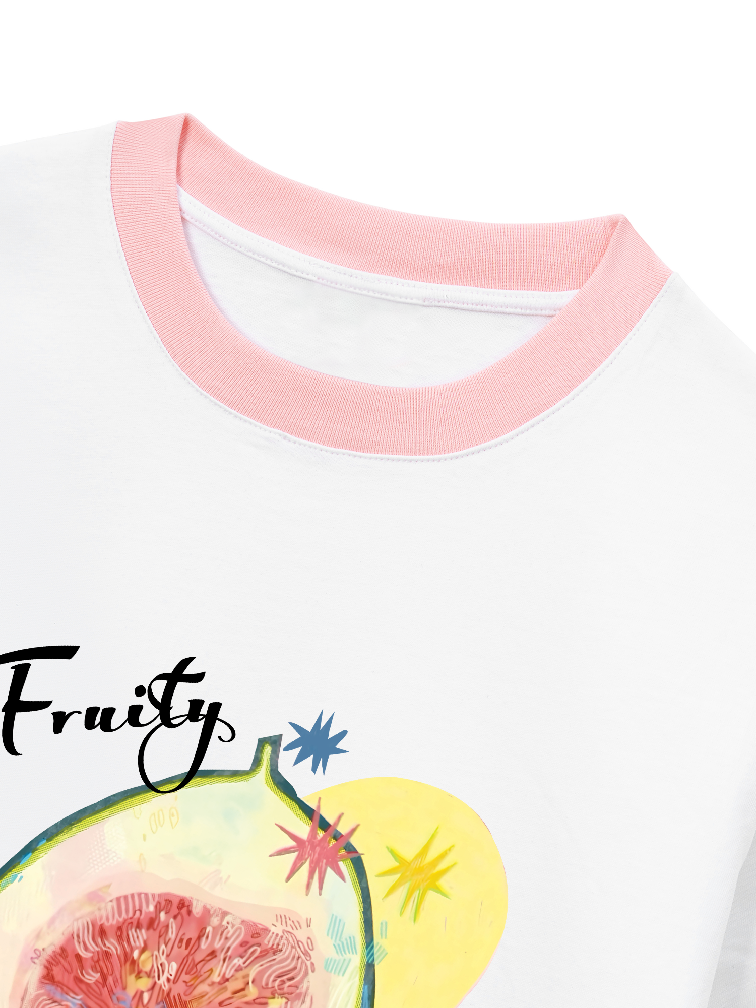 Áo Thun Ringer Relaxed Fit Fruity Fig