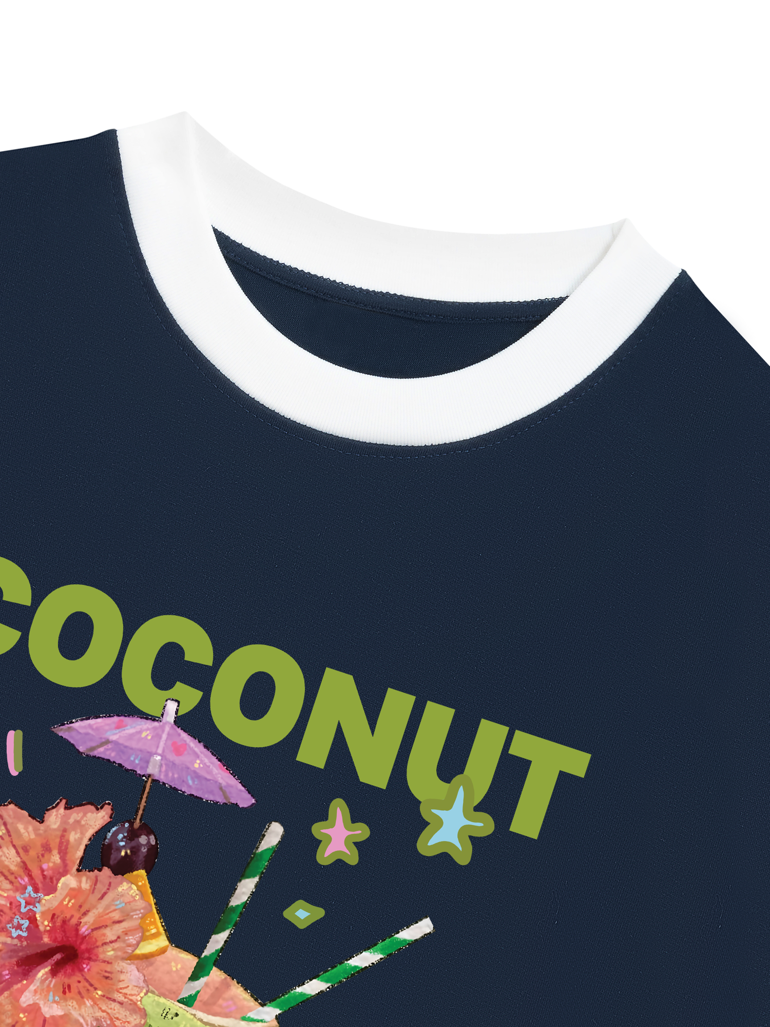 Áo Thun Ringer Relaxed Fit Coconut