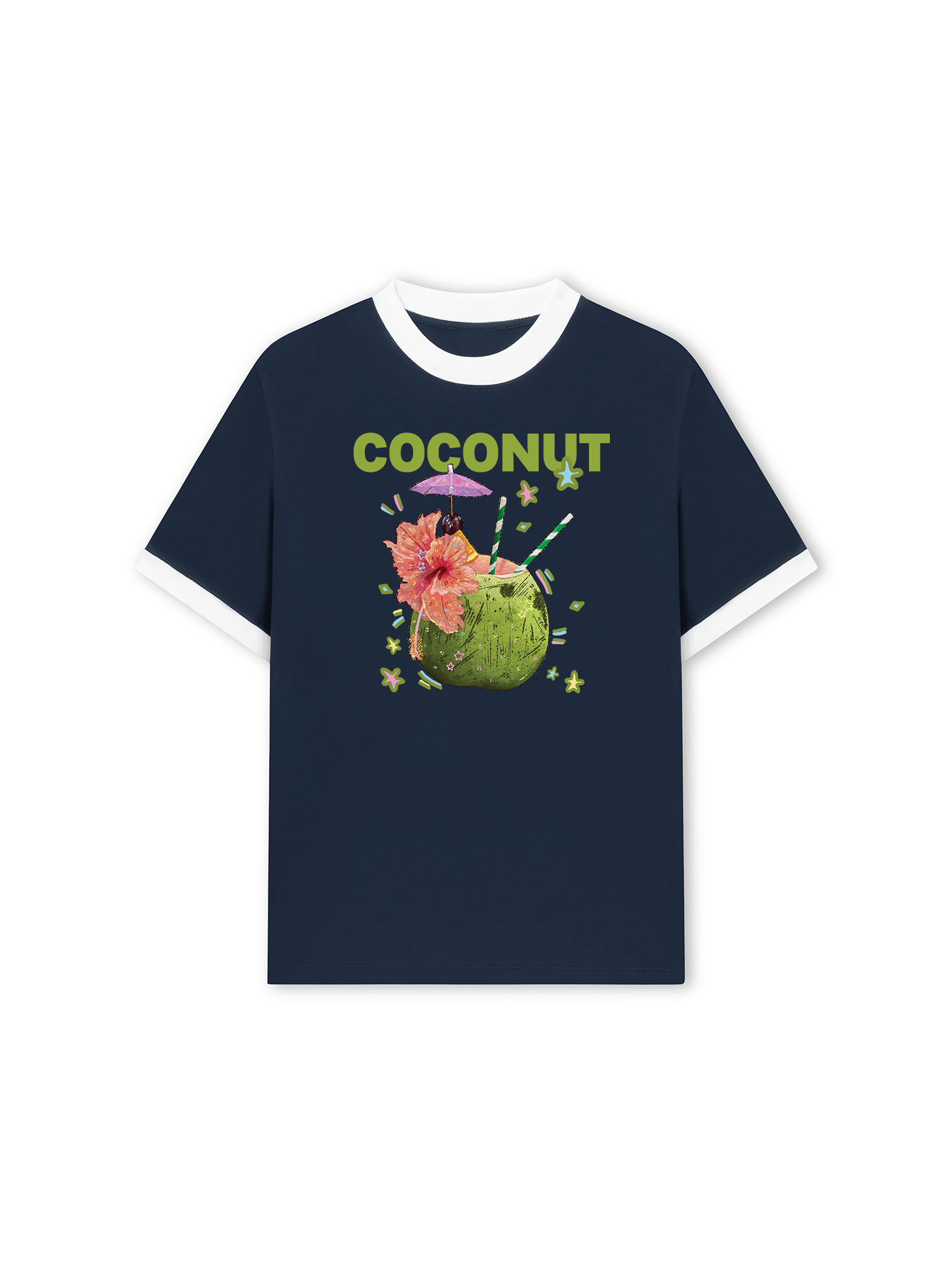 Áo Thun Ringer Relaxed Fit Coconut