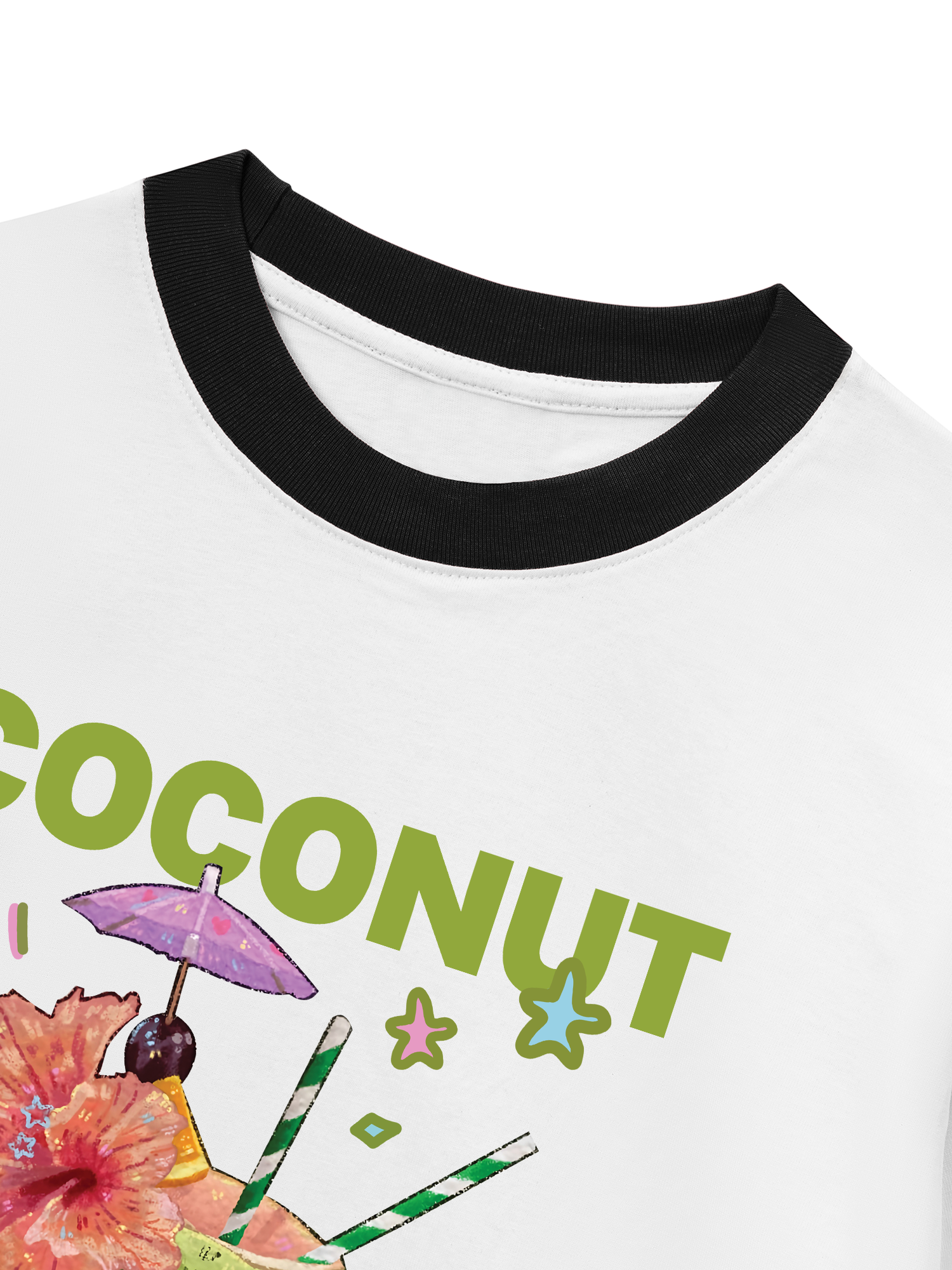 Áo Thun Ringer Relaxed Fit Coconut