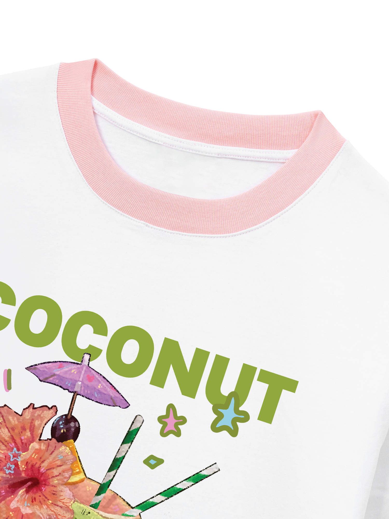 Áo Thun Ringer Relaxed Fit Coconut