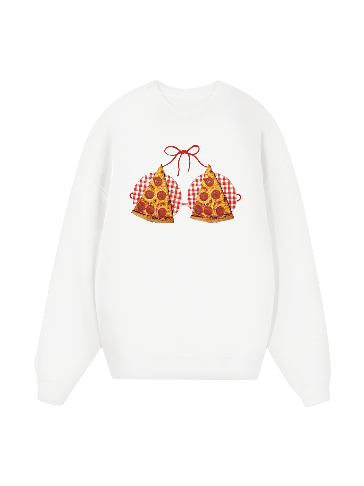 Yummy Mood Pizza Bikini Sweater