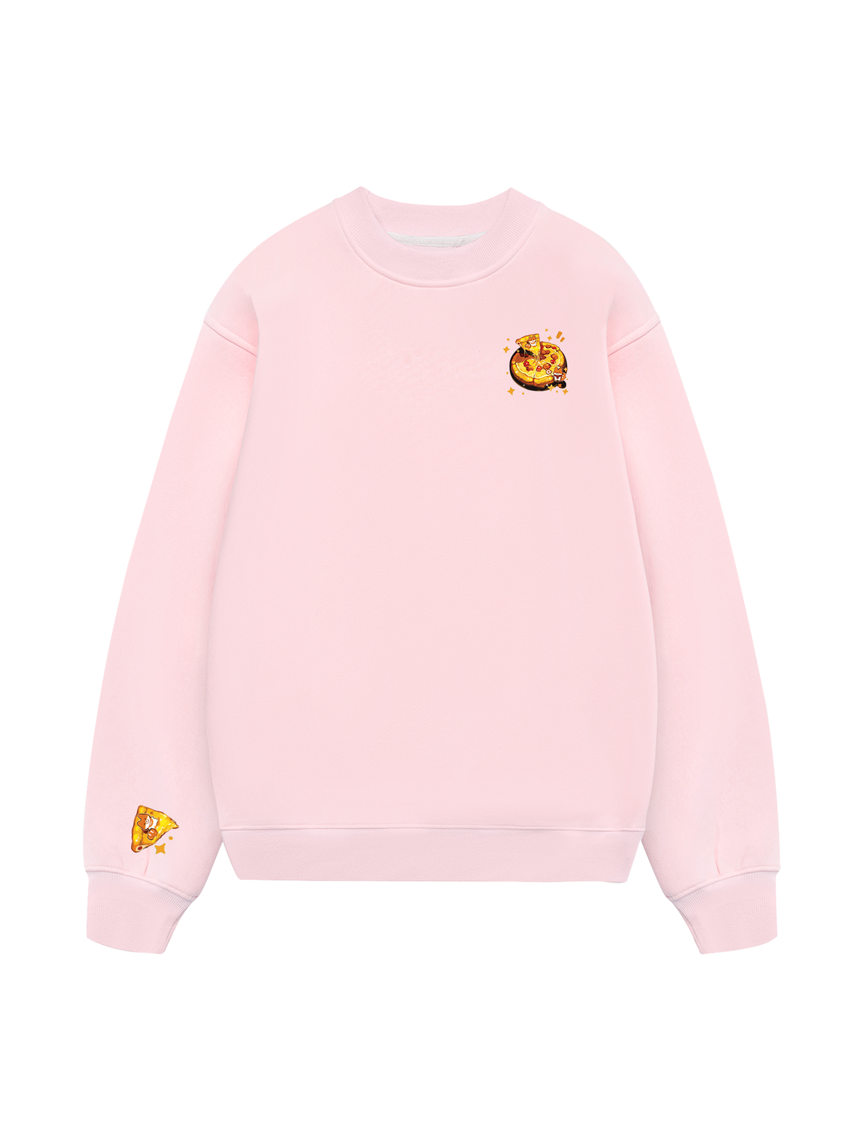 Yummy Mood Cute Puppy Pizza Sweater