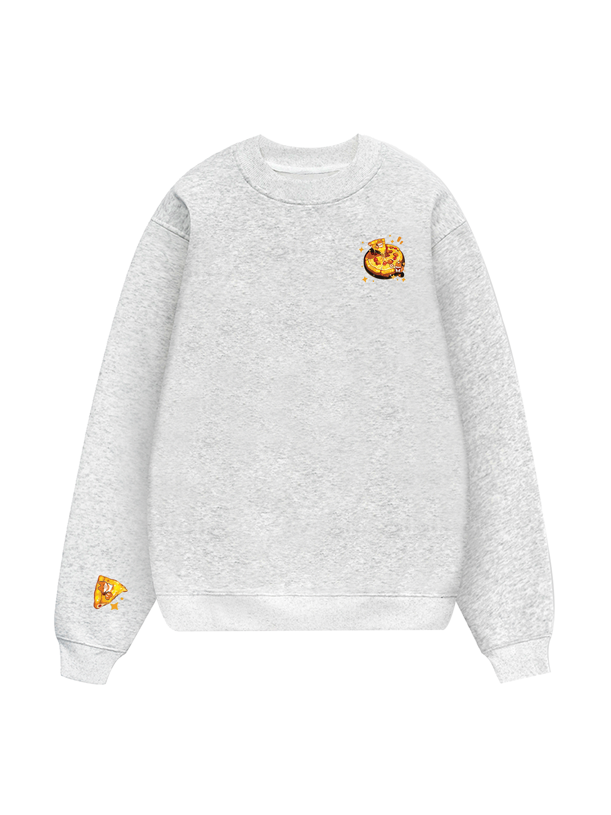 Yummy Mood Cute Puppy Pizza Sweater