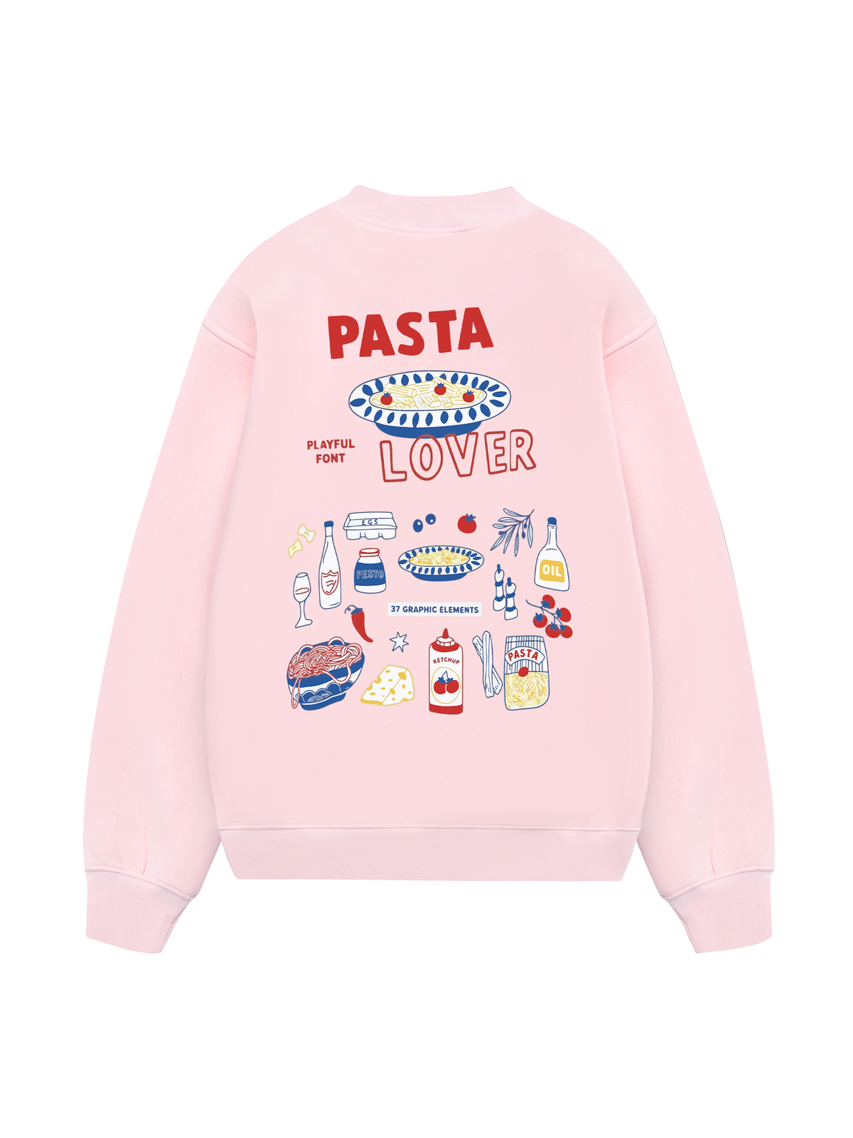 Yummy Mood Pasta Lover Sweater