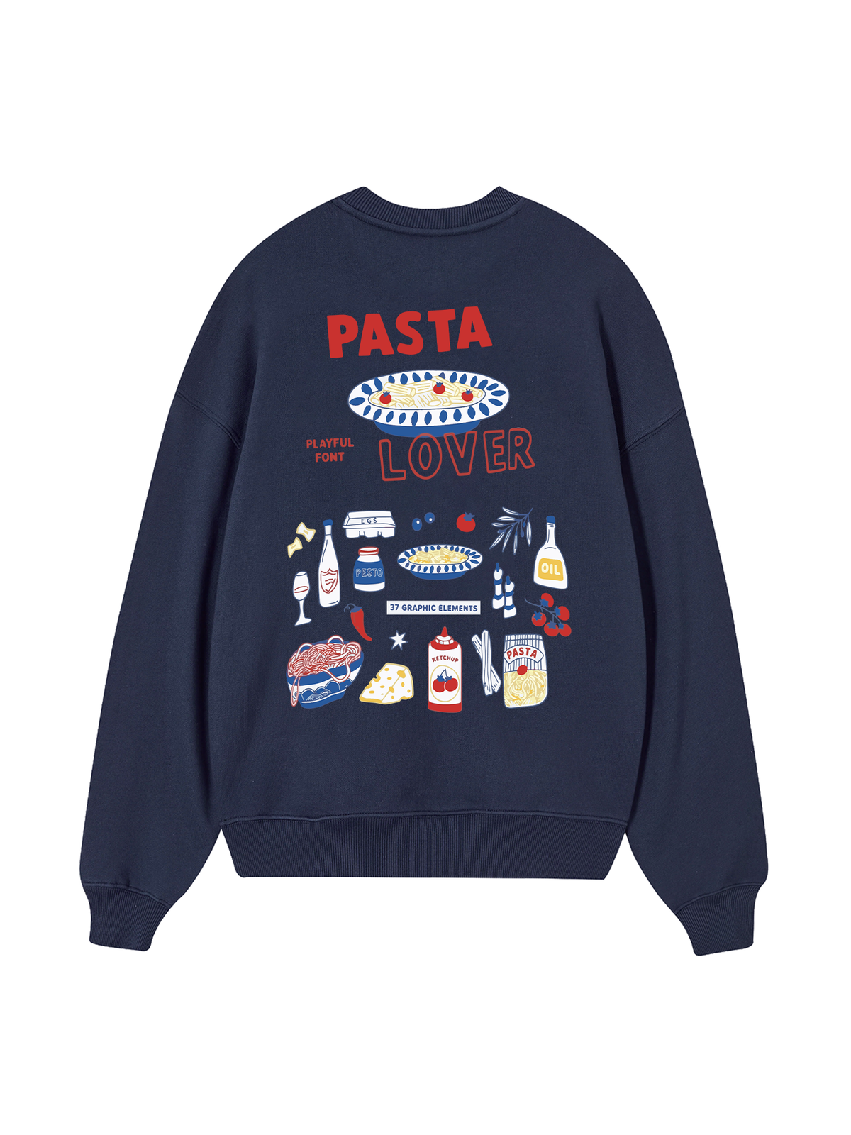 Yummy Mood Pasta Lover Sweater