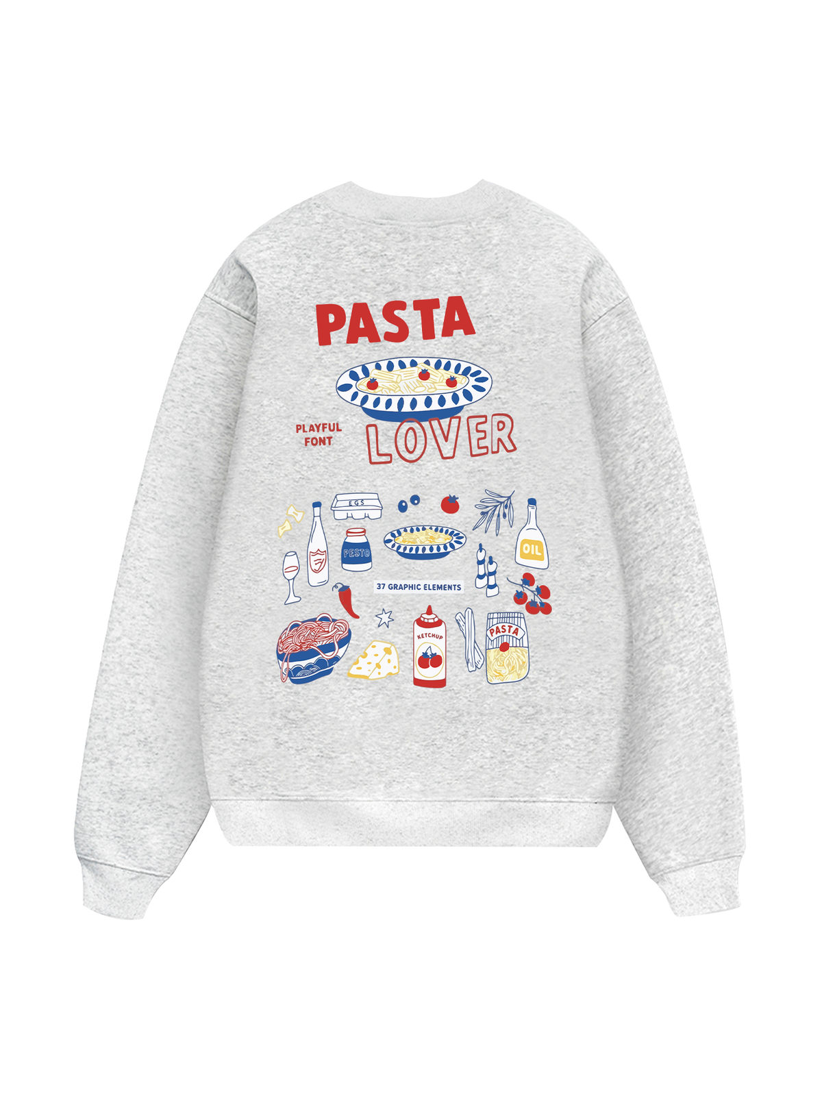 Yummy Mood Pasta Lover Sweater