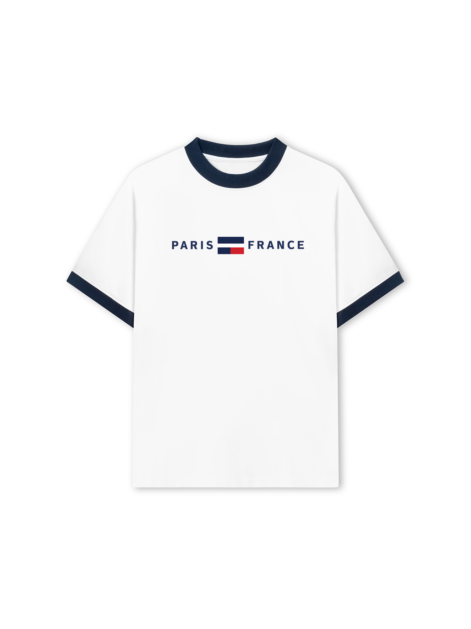 Áo Thun Ringer Relaxed Fit City Paris France