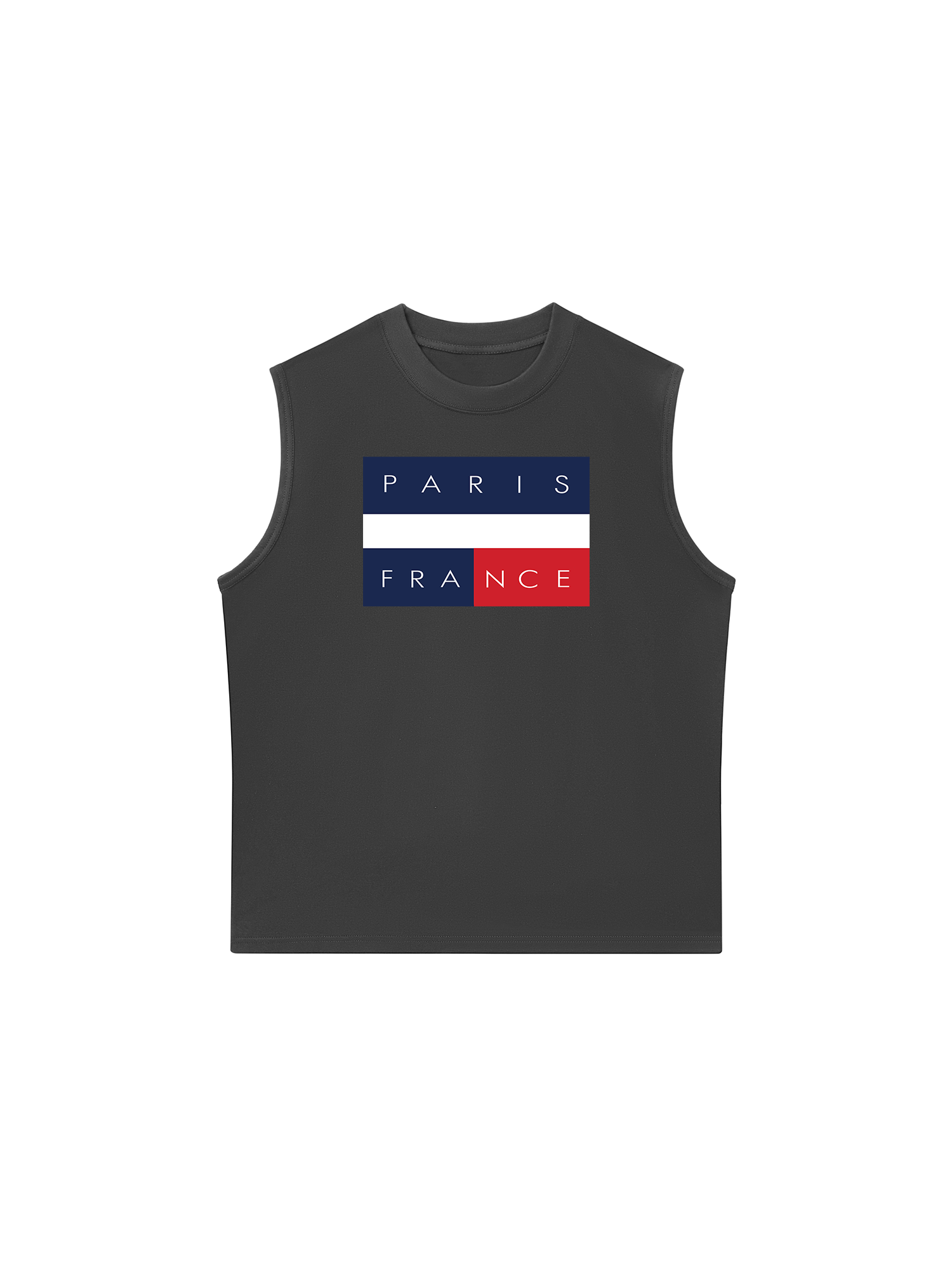 Áo Ba Lỗ Relaxed Fit Paris France Flag