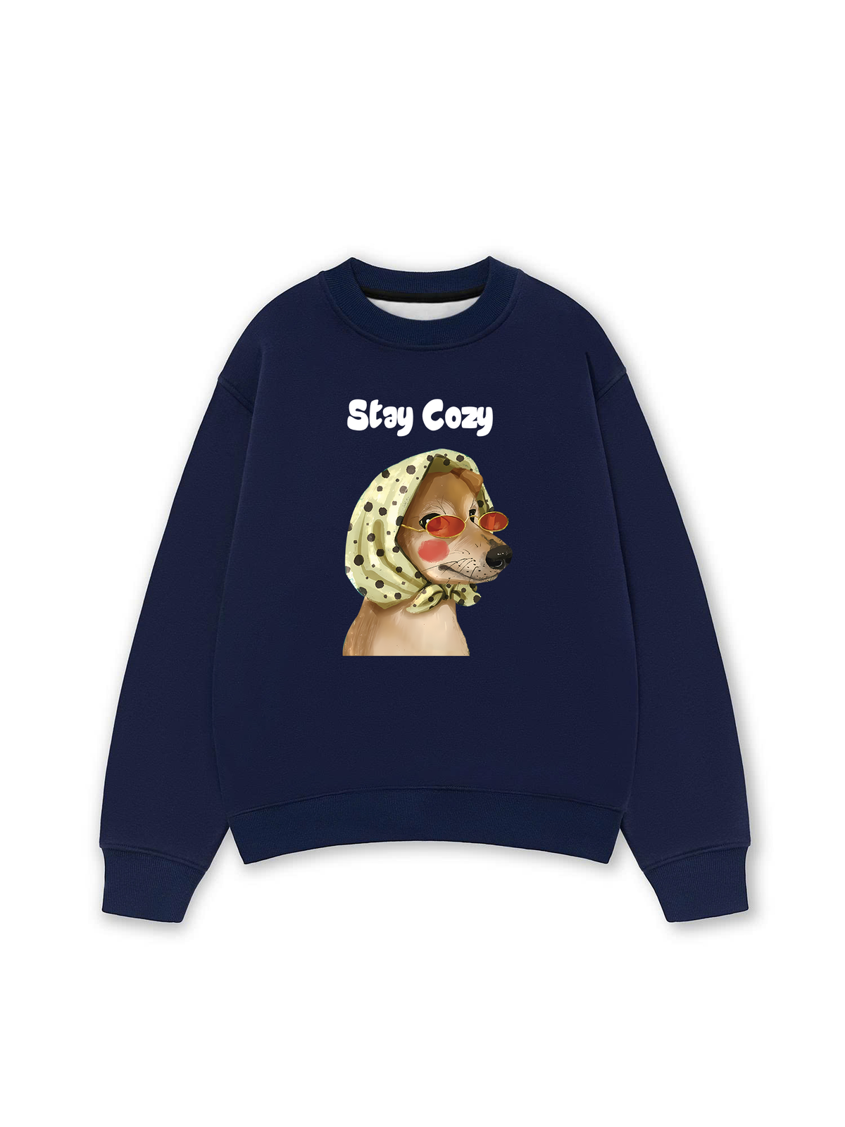 Áo Sweater Nỉ Hai Da Fashion Dog Stay Cozy