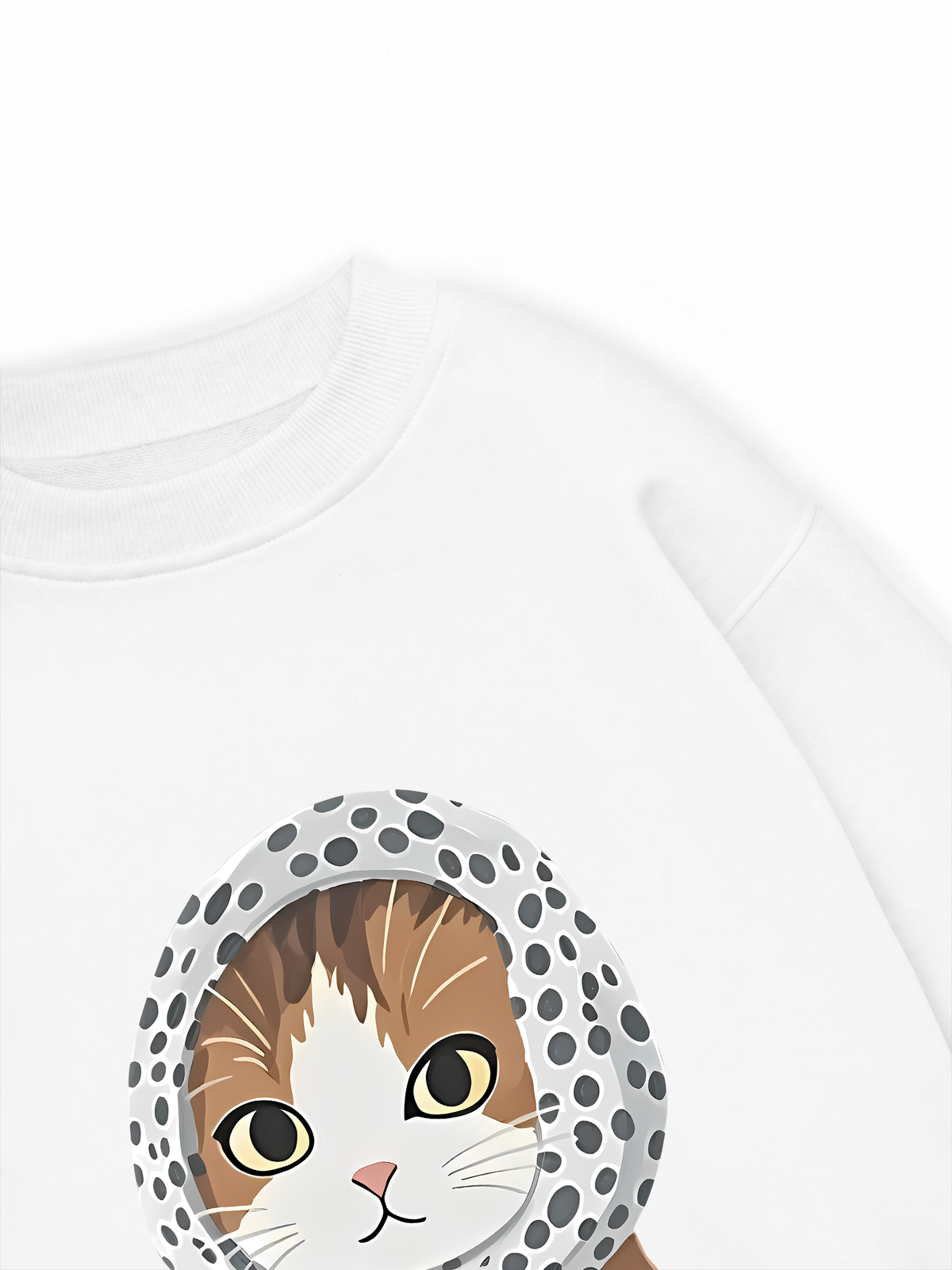 Áo Sweater Nỉ Hai Da Winter Vibes Cute Cat