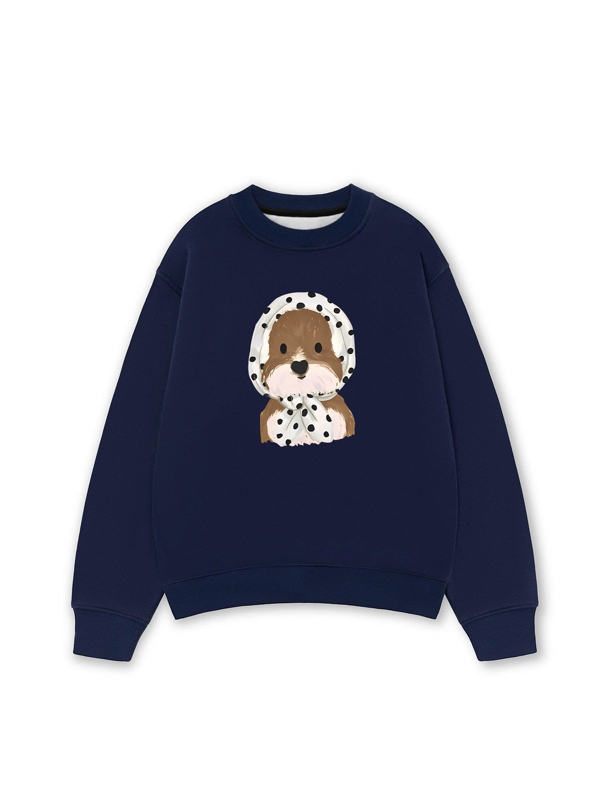 Áo Sweater Nỉ Hai Da Winter Vibes Puppy