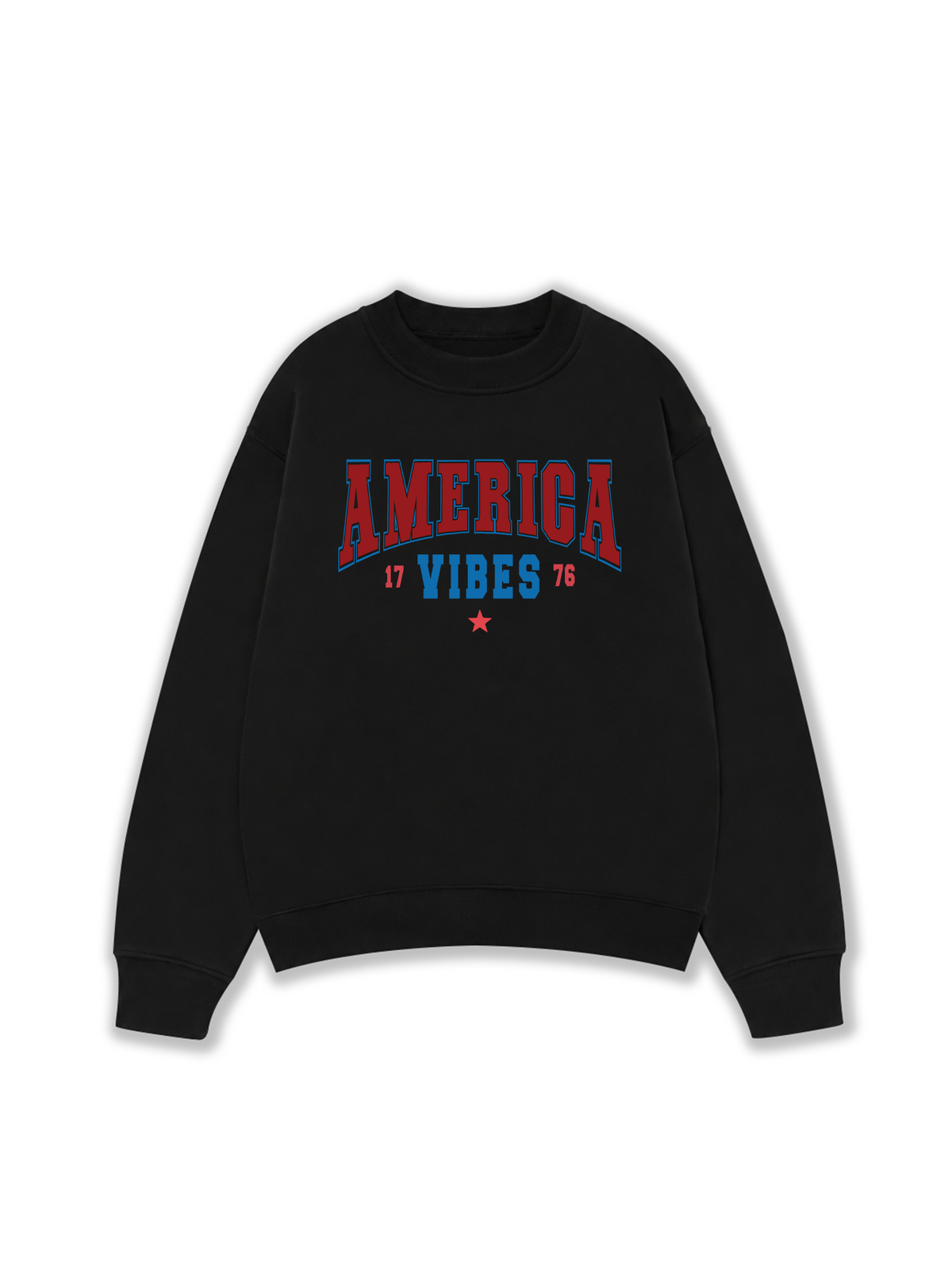 Áo Sweater Nỉ Hai Da USA America Vibes