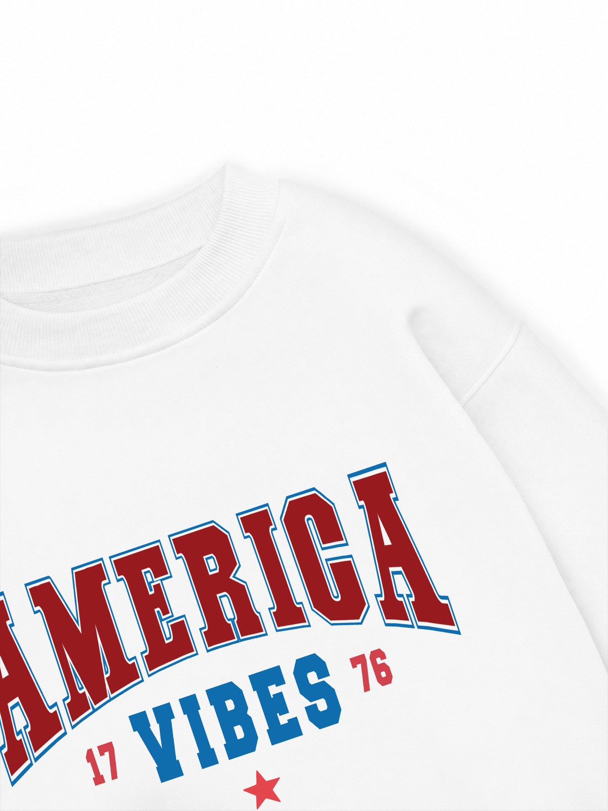 Áo Sweater Nỉ Hai Da USA America Vibes