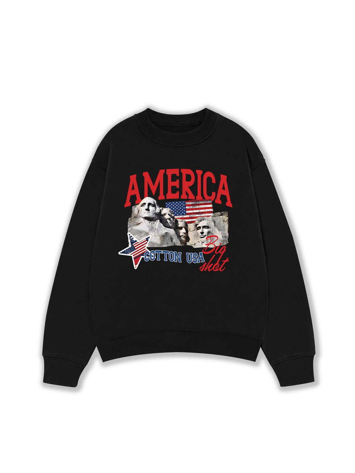 Áo Sweater Nỉ Hai Da USA Big Shot