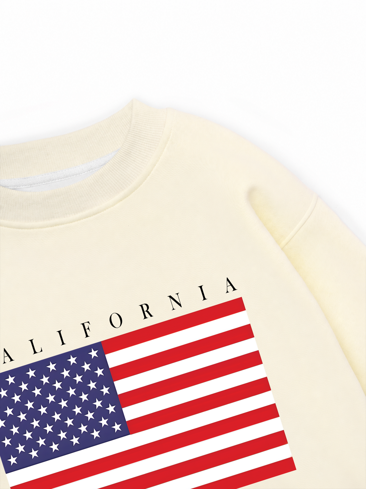 Áo Sweater Nỉ Hai Da USA California Basic Style