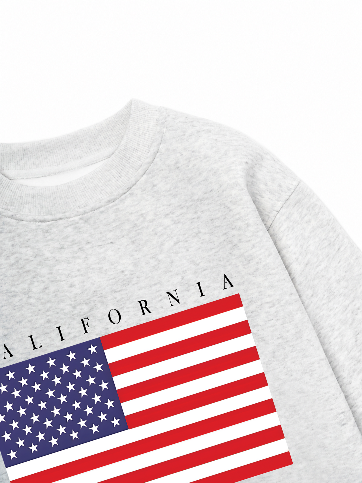 Áo Sweater Nỉ Hai Da USA California Basic Style