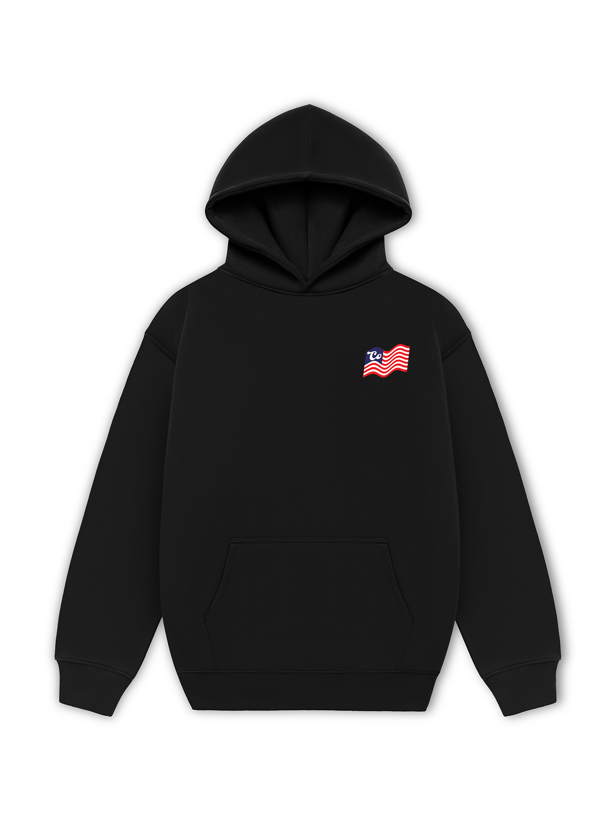 Áo Hoodie Nỉ Hai Da USA Cotton USA Flag